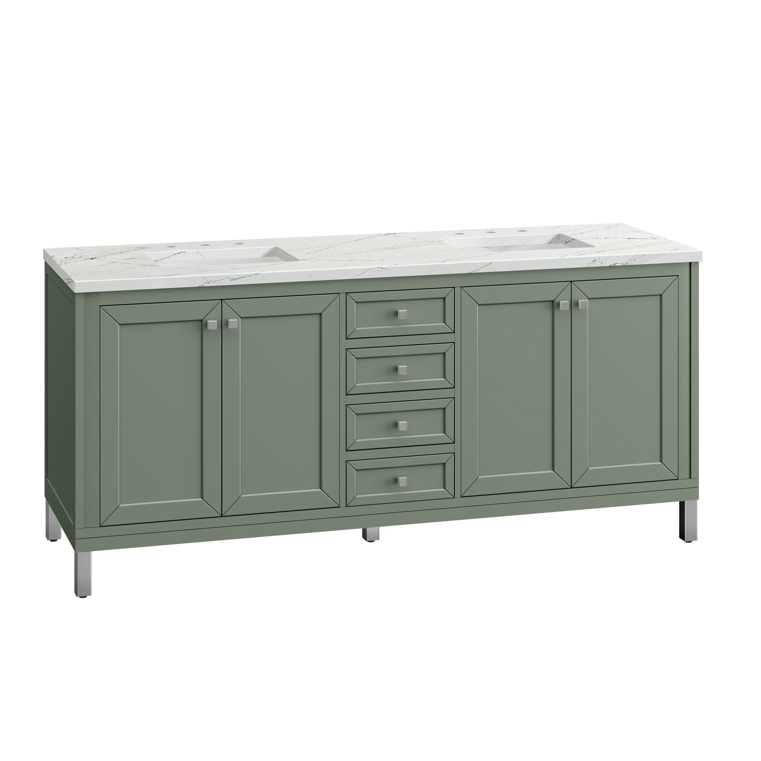 Smokey Celadon / Ethereal Noctis - 3 Faucet Holes