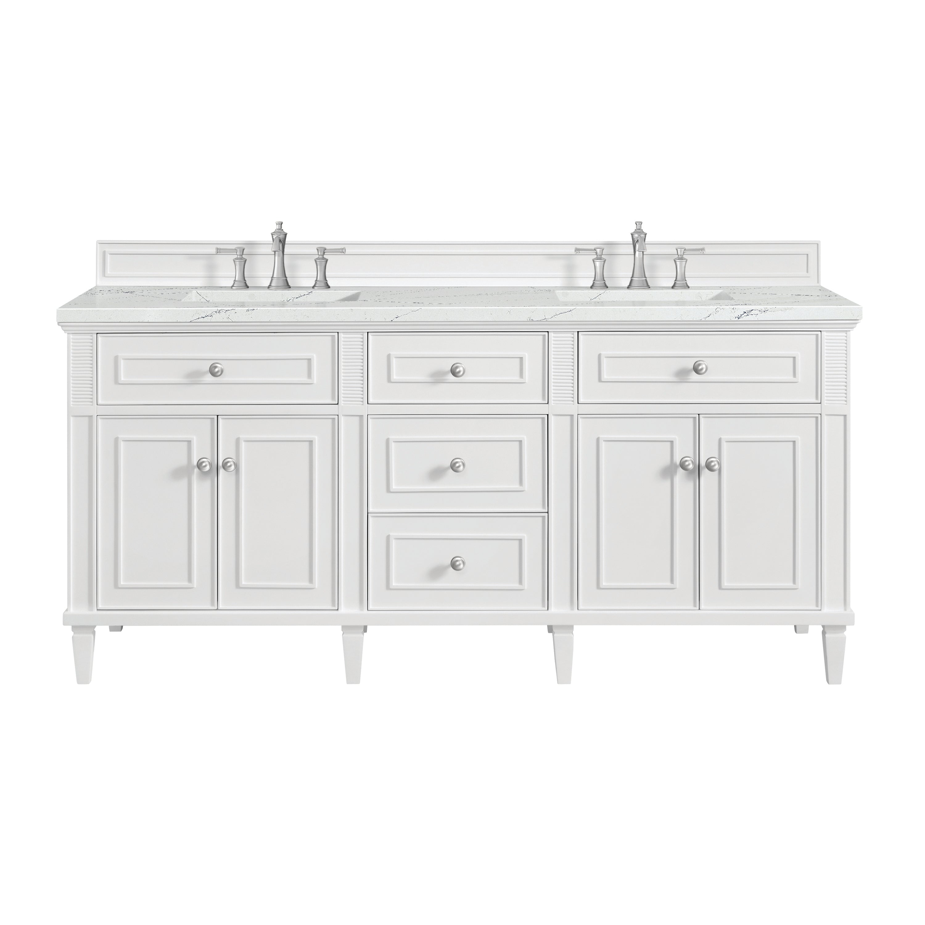 Bright White / Ethereal Noctis - 3 Faucet Holes