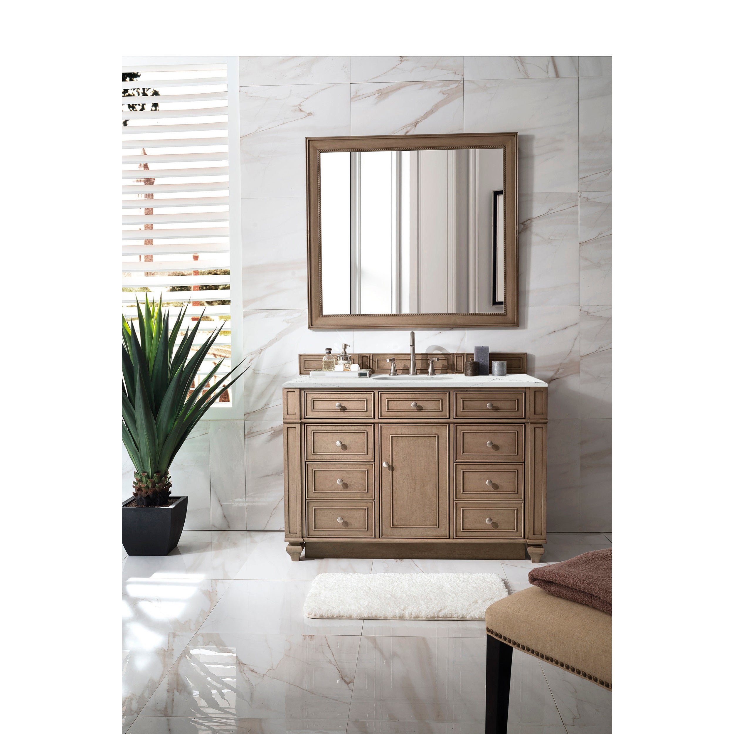 Whitewashed Walnut / Ethereal Noctis - 3 Faucet Holes