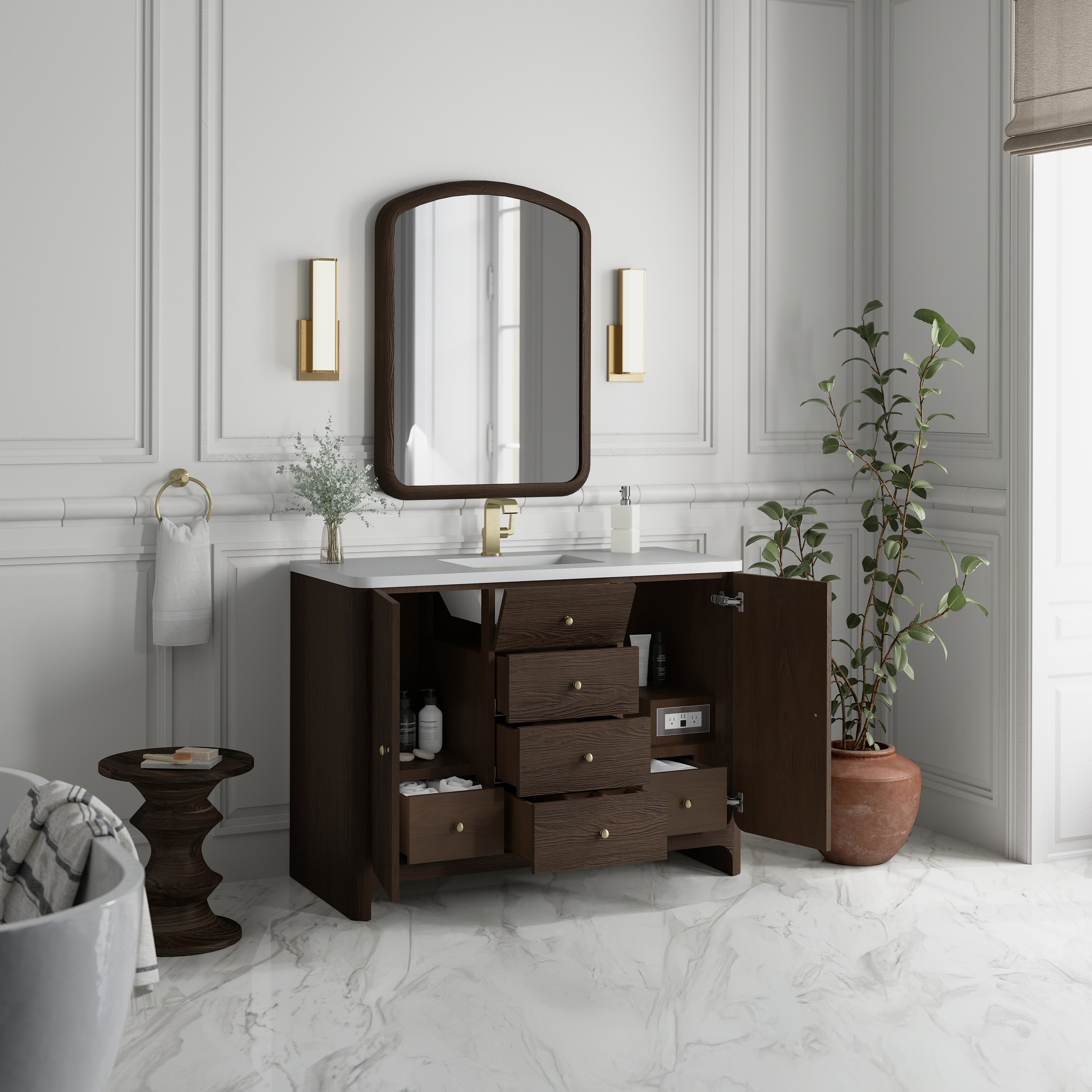 Sable / White Zeus - 1 Faucet Hole