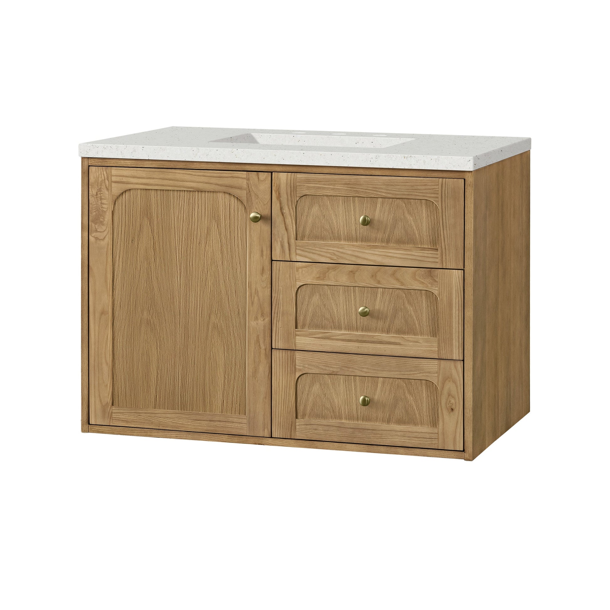 Light Natural Oak / Lime Delight - 3 Faucet Holes