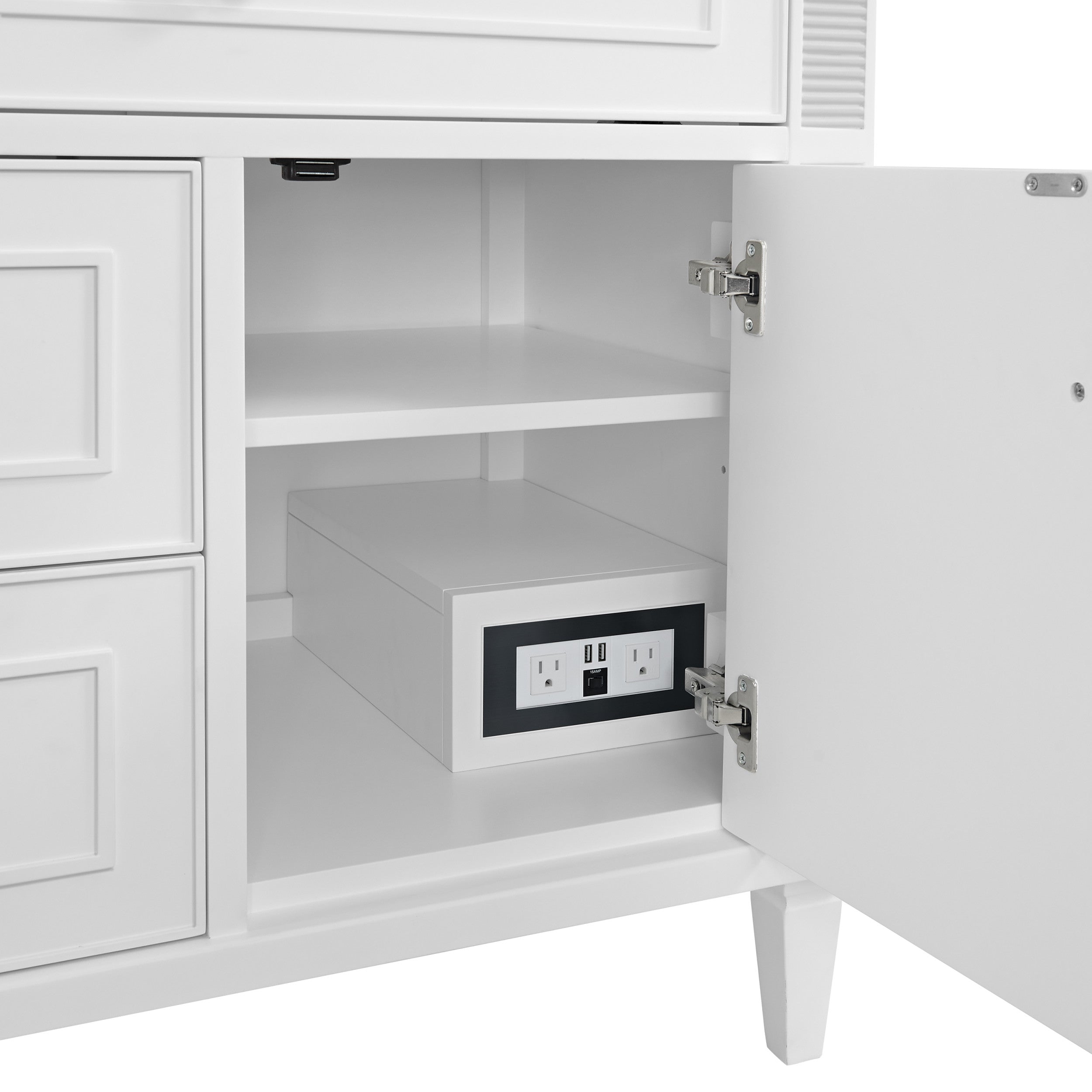 Bright White / White Zeus - 3 Faucet Holes