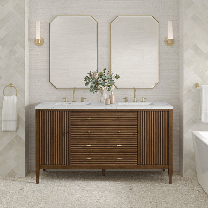 Mid-Century Walnut / Ethereal Noctis - 3 Faucet Holes