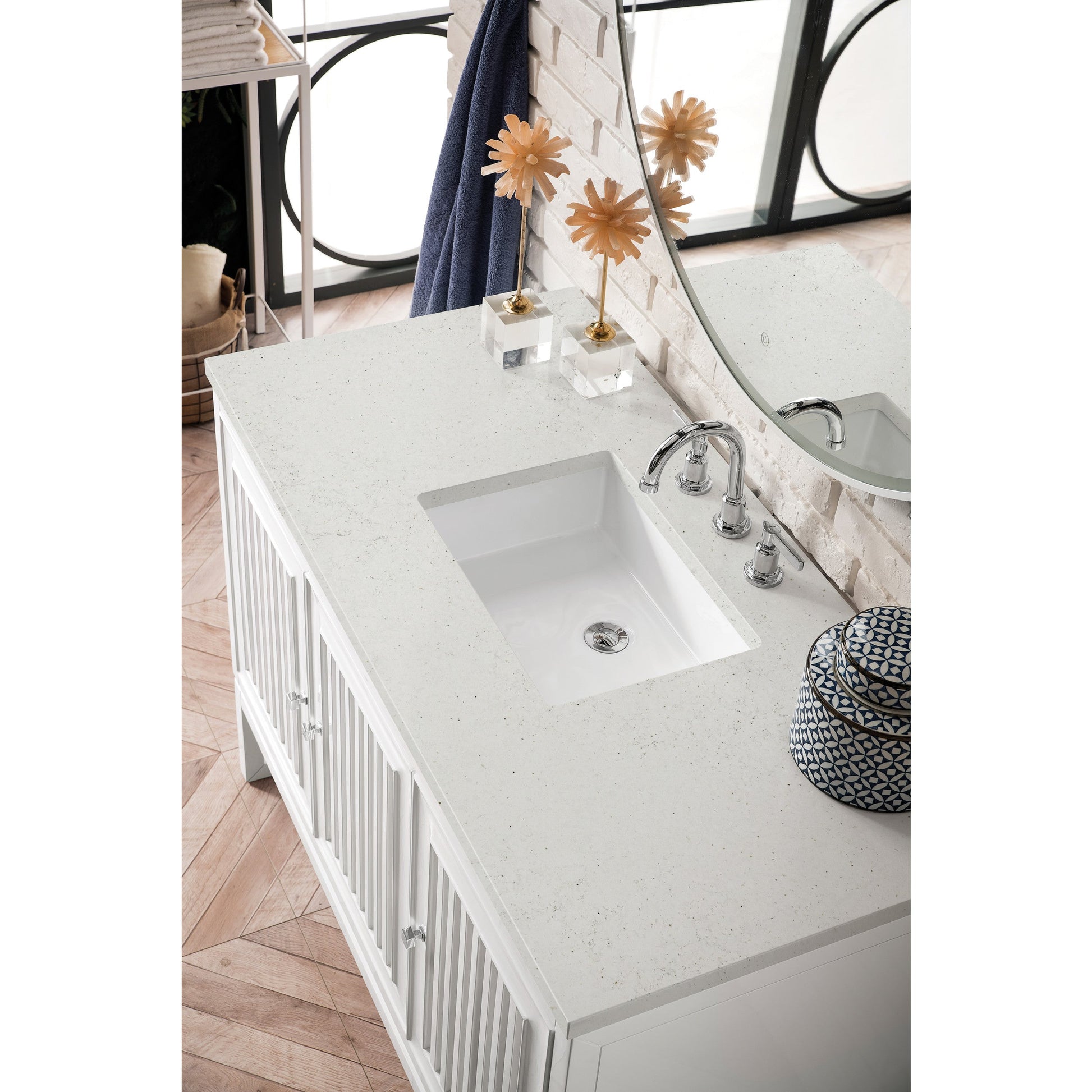 Glossy White / Lime Delight - 3 Faucet Holes