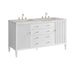 Bright White / Eternal Jasmine Pearl - 3 Faucet Holes