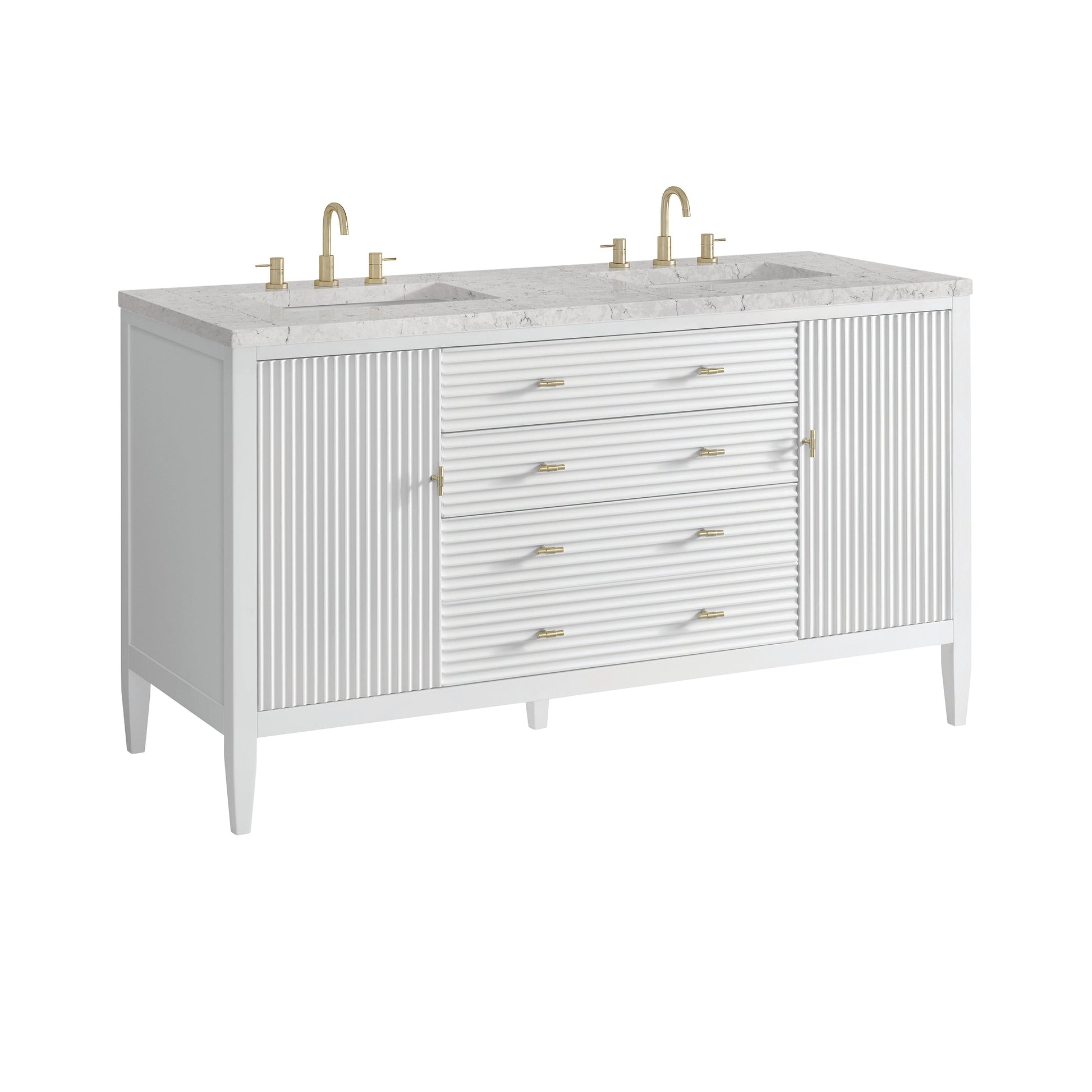 Bright White / Eternal Jasmine Pearl - 3 Faucet Holes