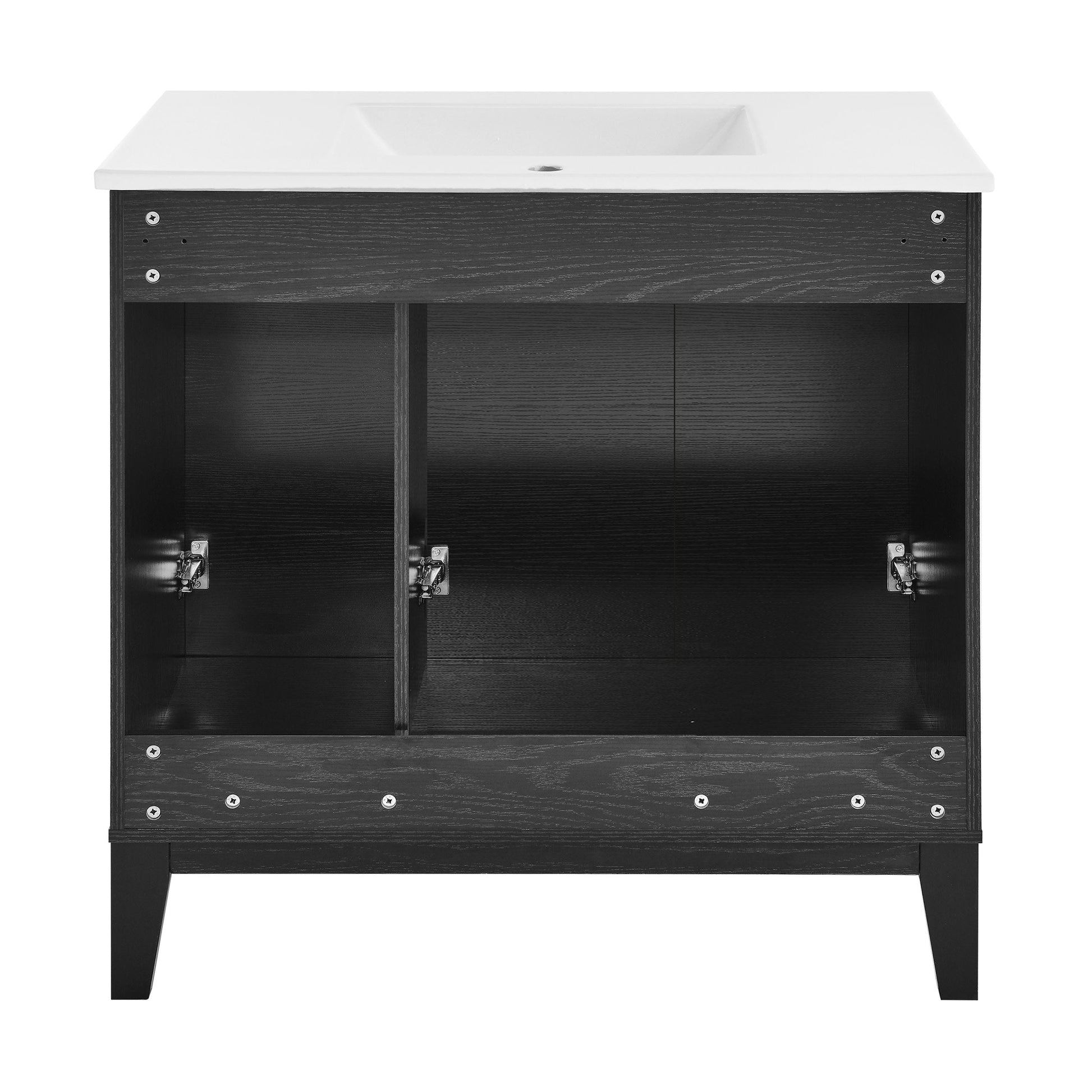 Black Oak / White / 1-Hole