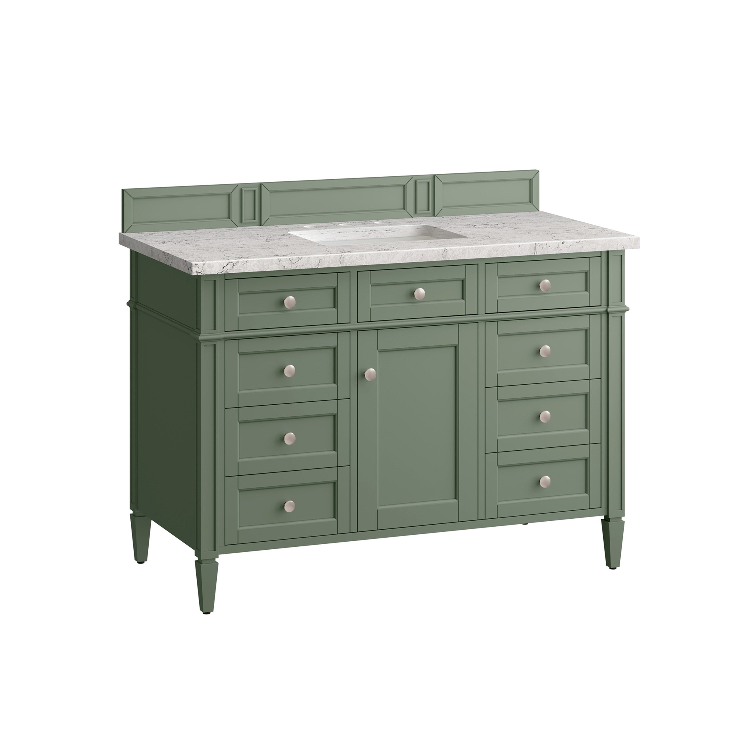 Smokey Celadon / Eternal Jasmine Pearl - 3 Faucet Holes