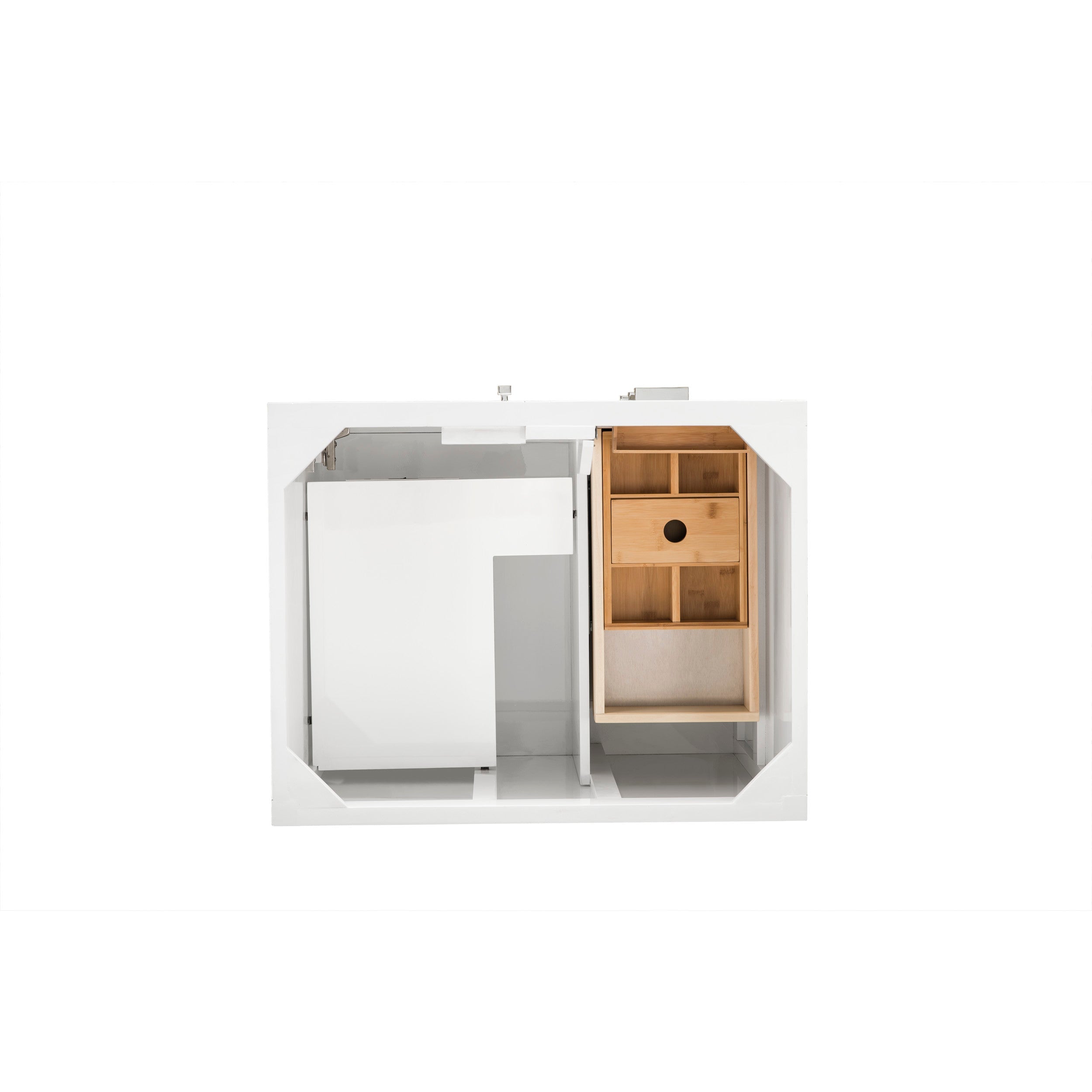 Glossy White / No Countertop