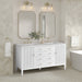 Bright White / Eternal Jasmine Pearl - 3 Faucet Holes