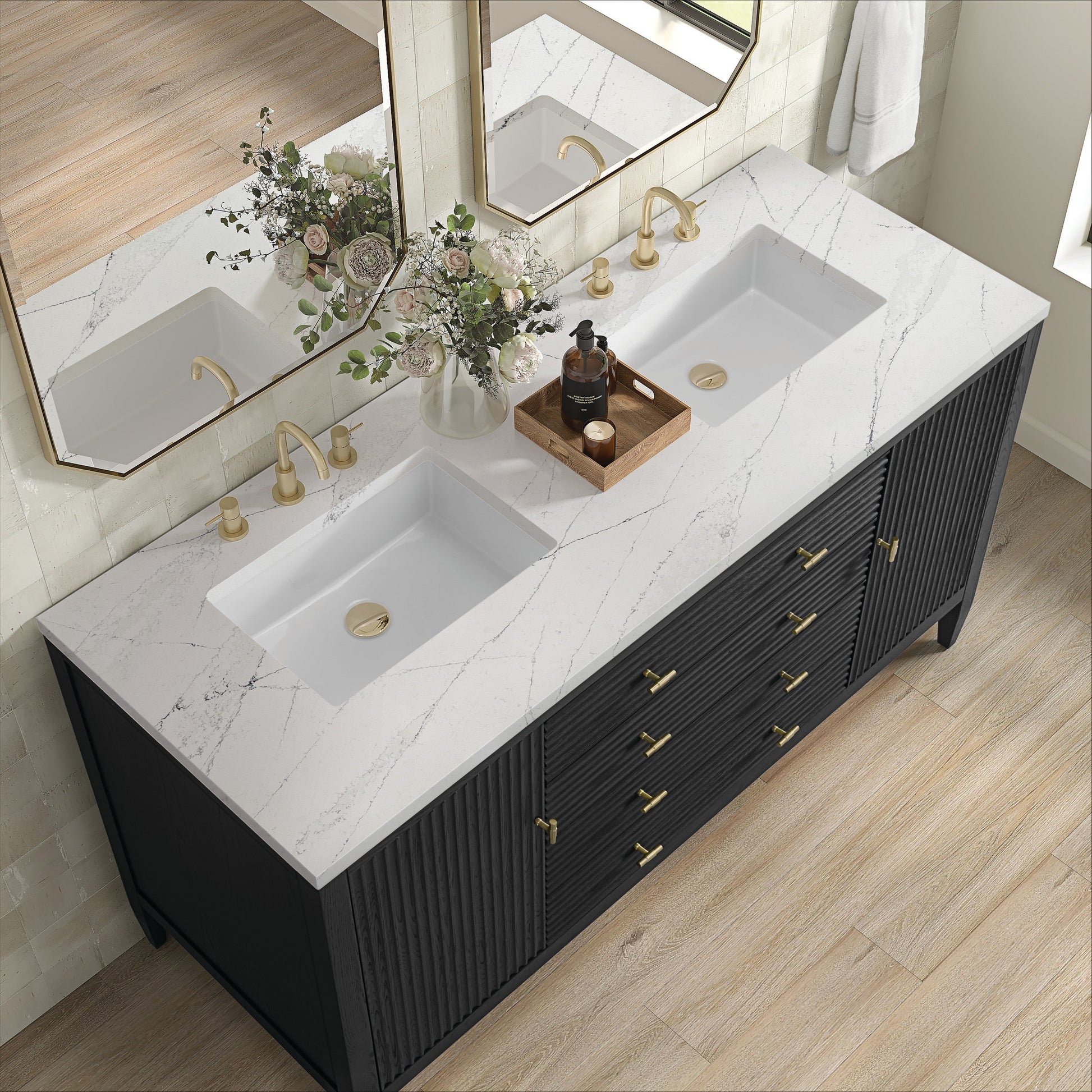 Carbon Oak / Ethereal Noctis - 3 Faucet Holes