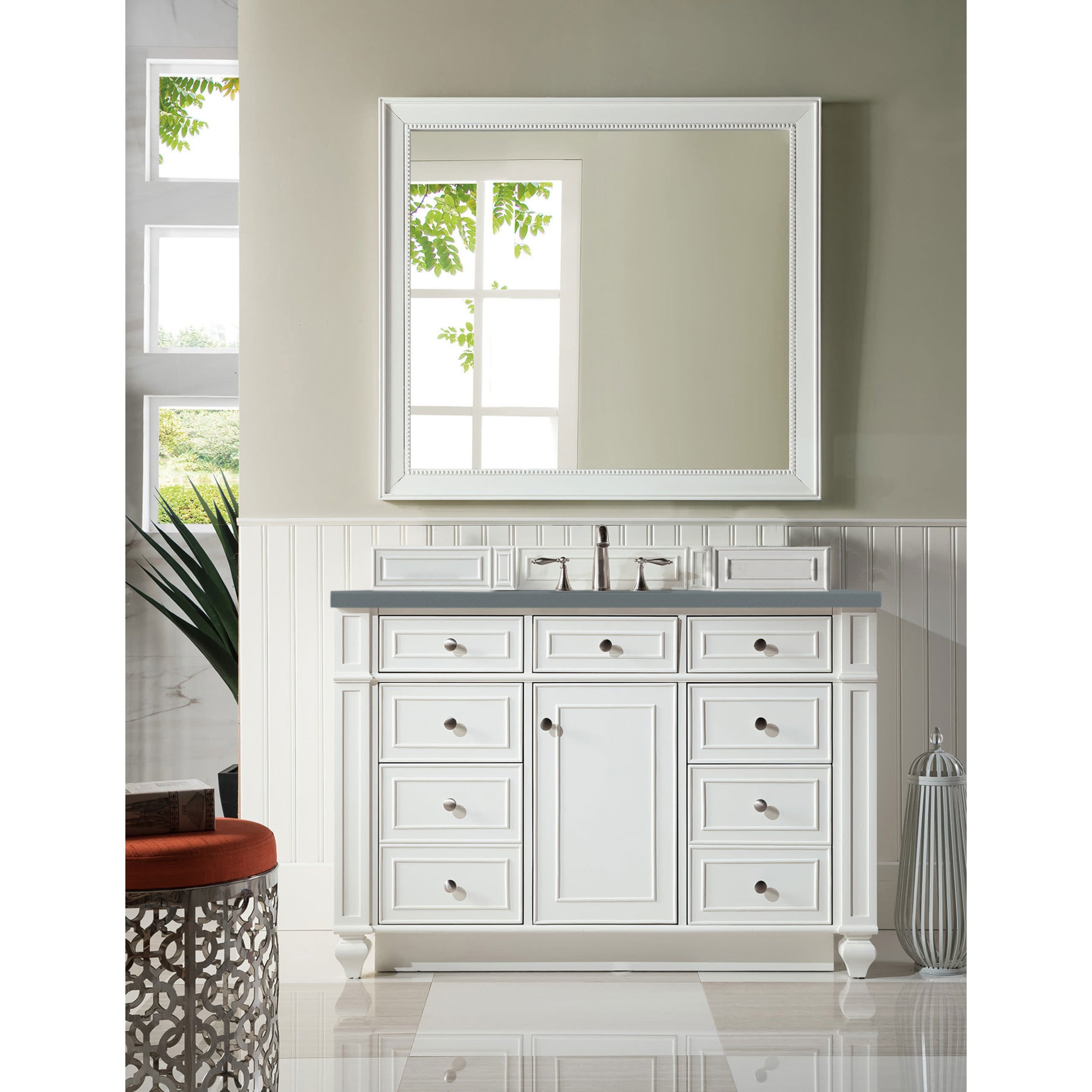 Bright White / Cala Blue - 3 Faucet Holes