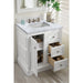 Bright White / Carrara White - 3 Faucet Holes