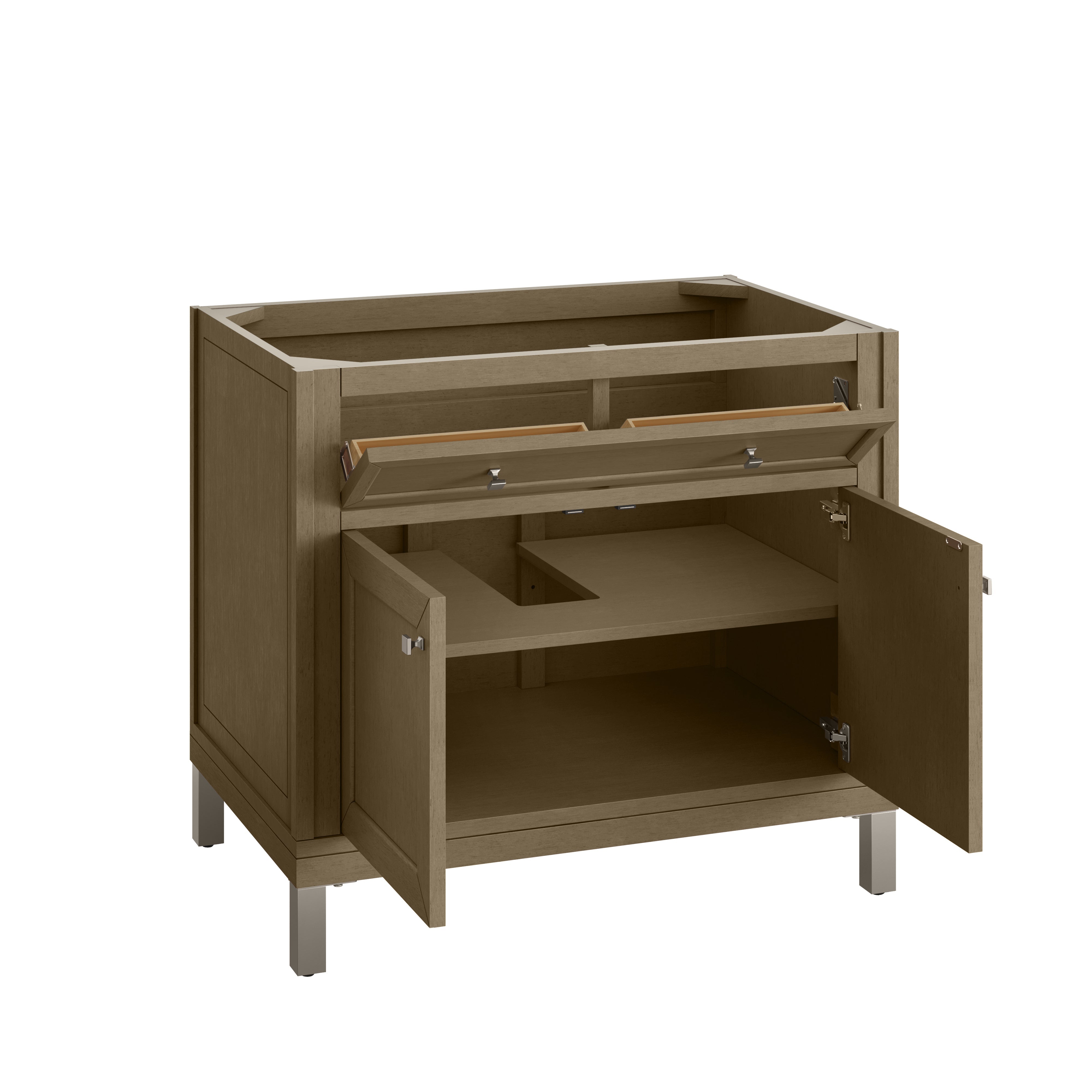 Walnut Whisper / White Zeus - 1 Faucet Hole