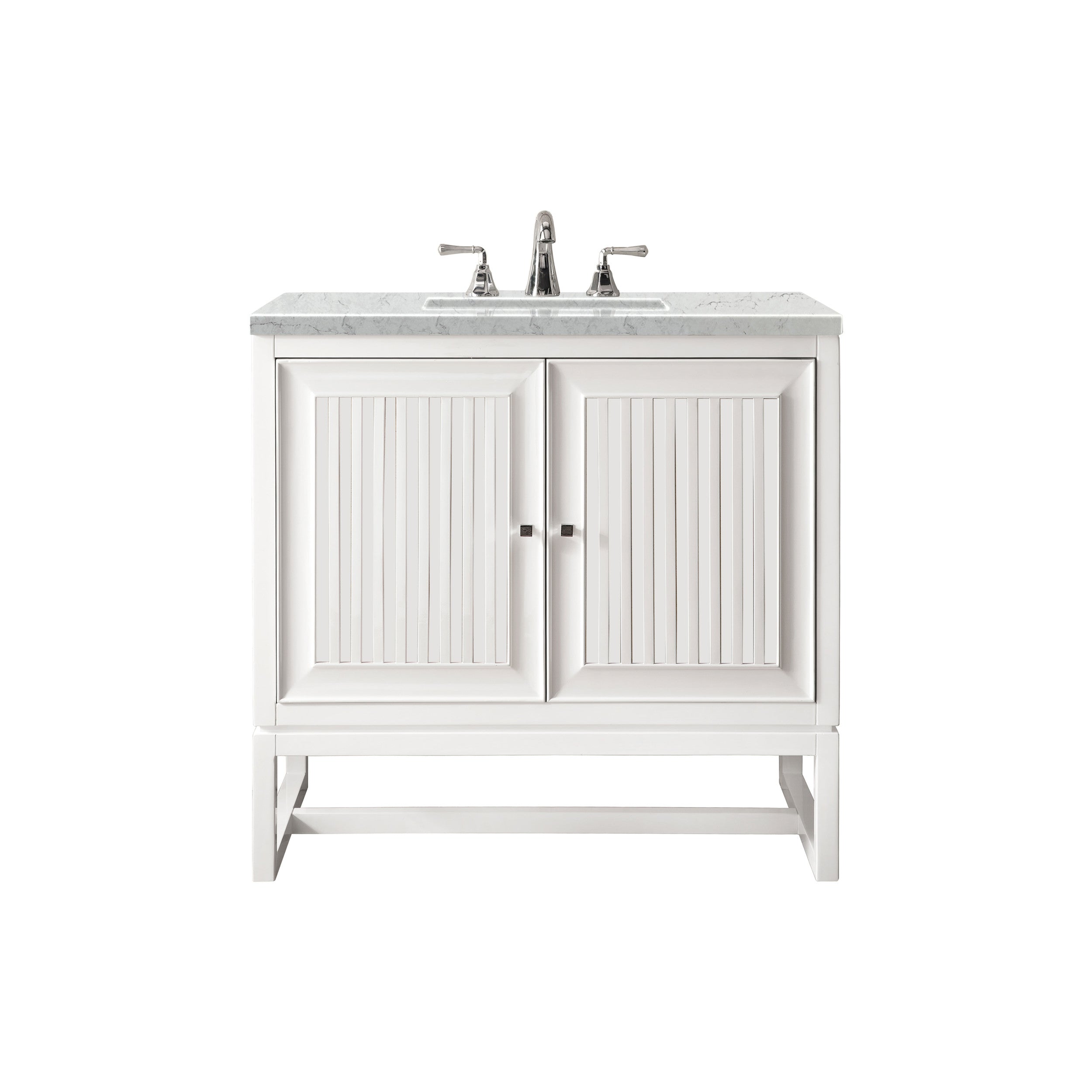 Glossy White / Eternal Jasmine Pearl - 3 Faucet Holes