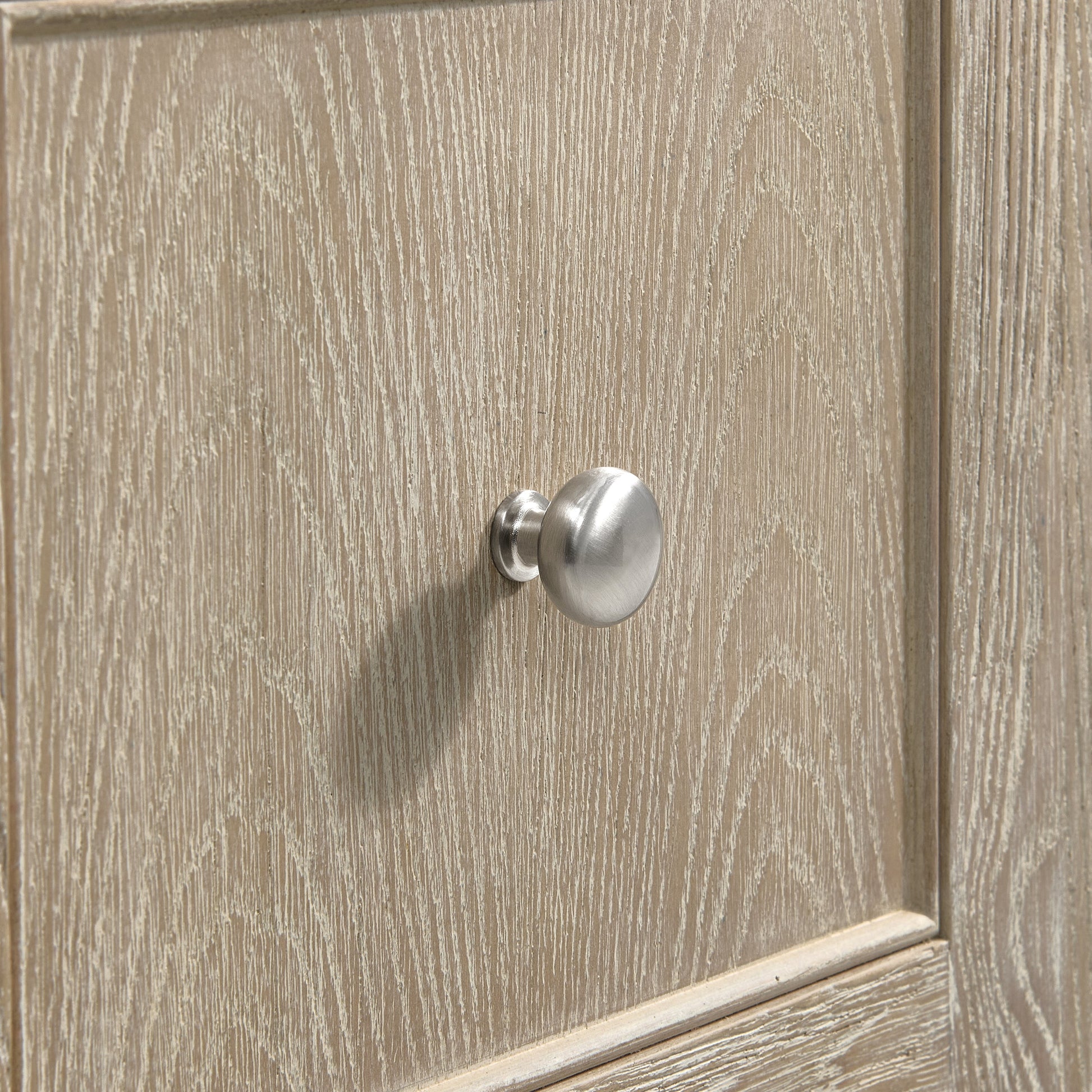 Whitewashed Oak / Victorian Silver - 3 Faucet Holes