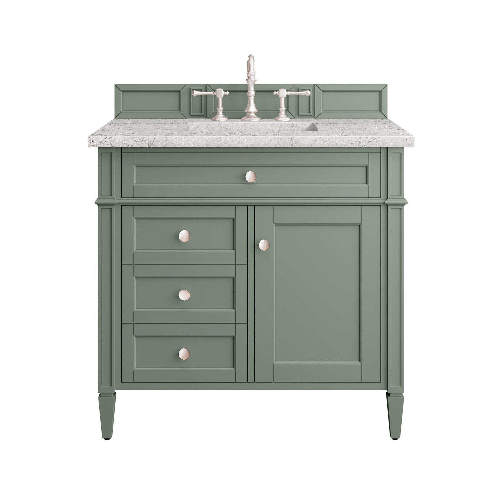 Smokey Celadon / Eternal Jasmine Pearl - 3 Faucet Holes