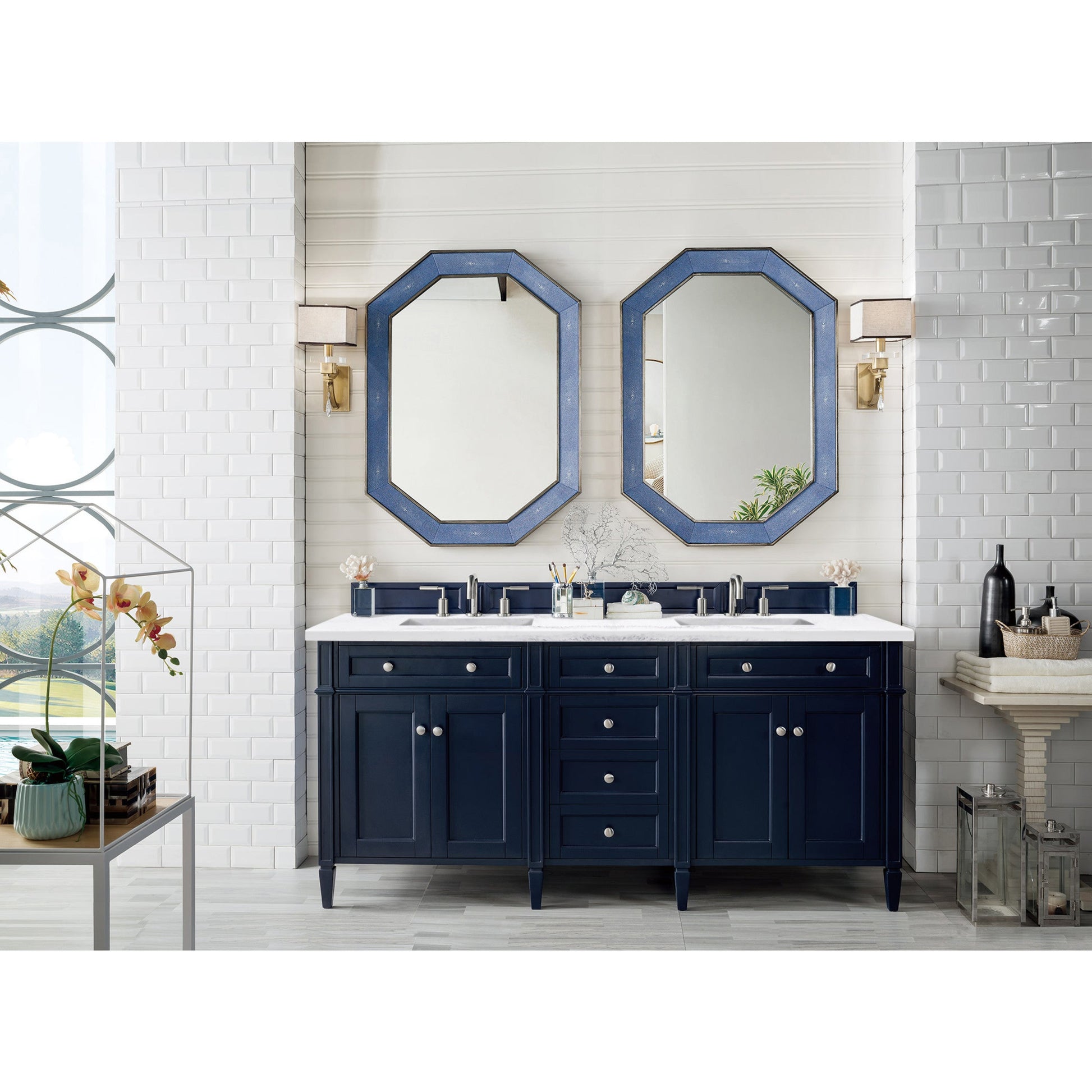 Victory Blue / Arctic Fall - 3 Faucet Holes