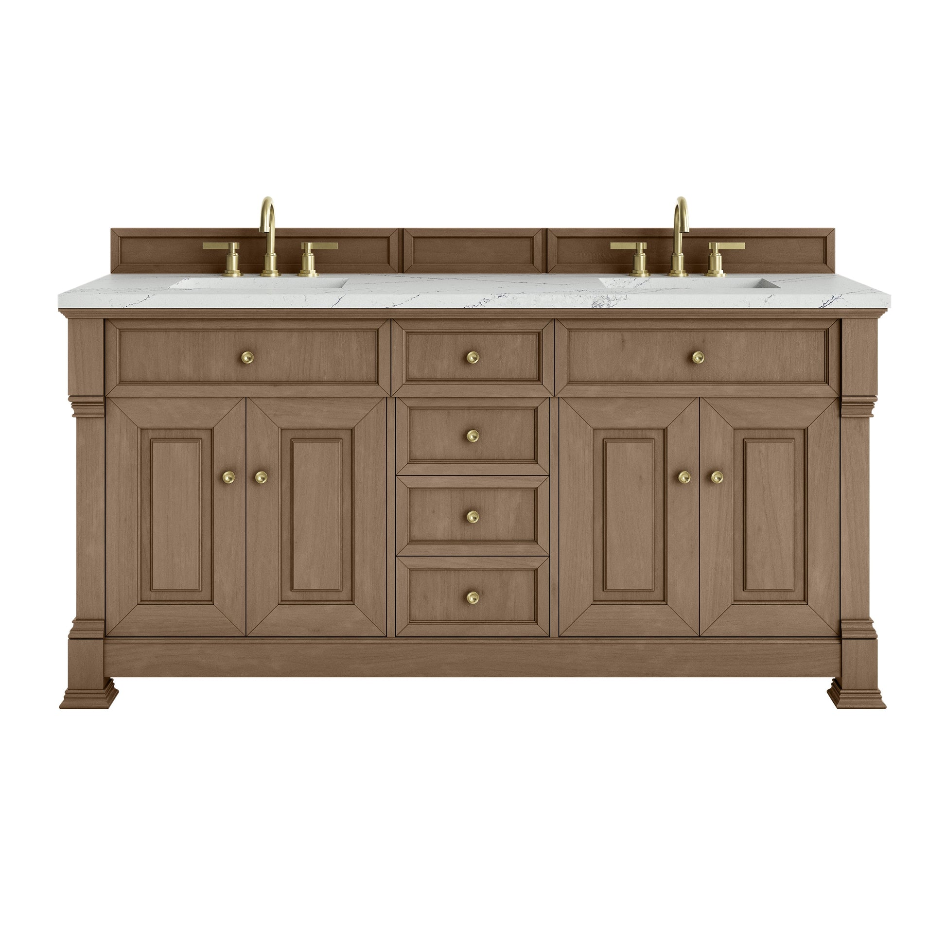 Pecan / Ethereal Noctis - 3 Faucet Holes
