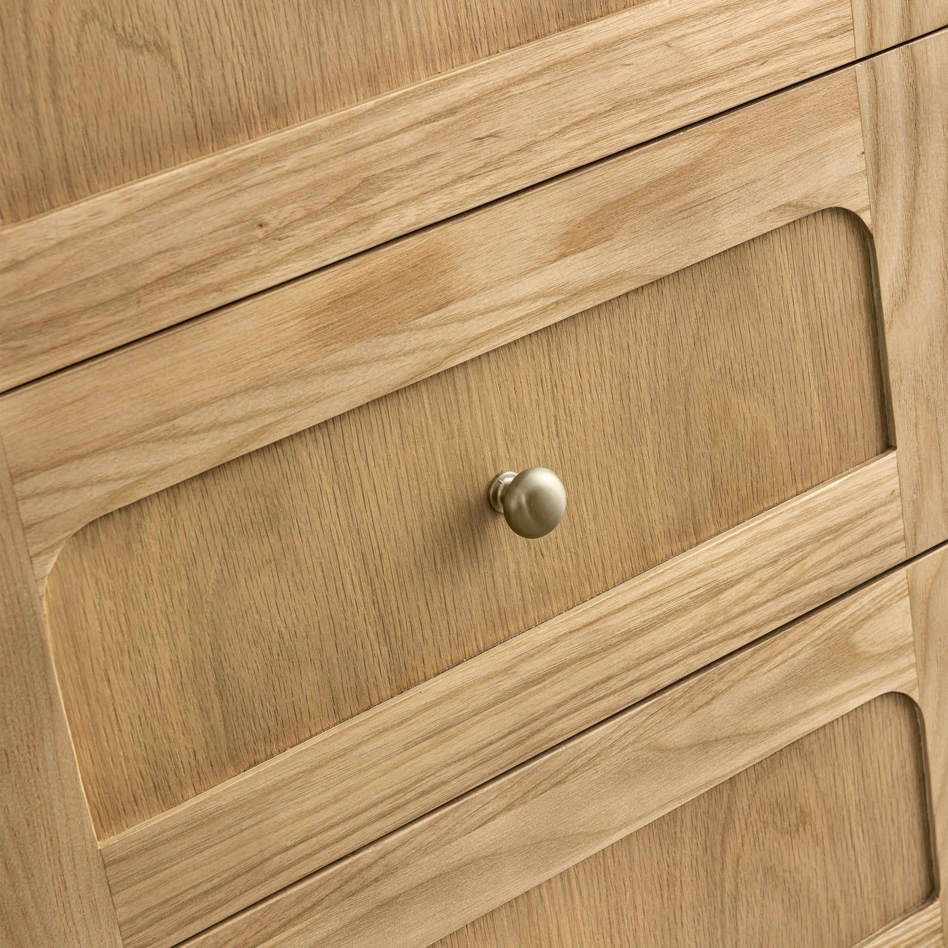 Light Natural Oak / White Zeus - 3 Faucet Holes