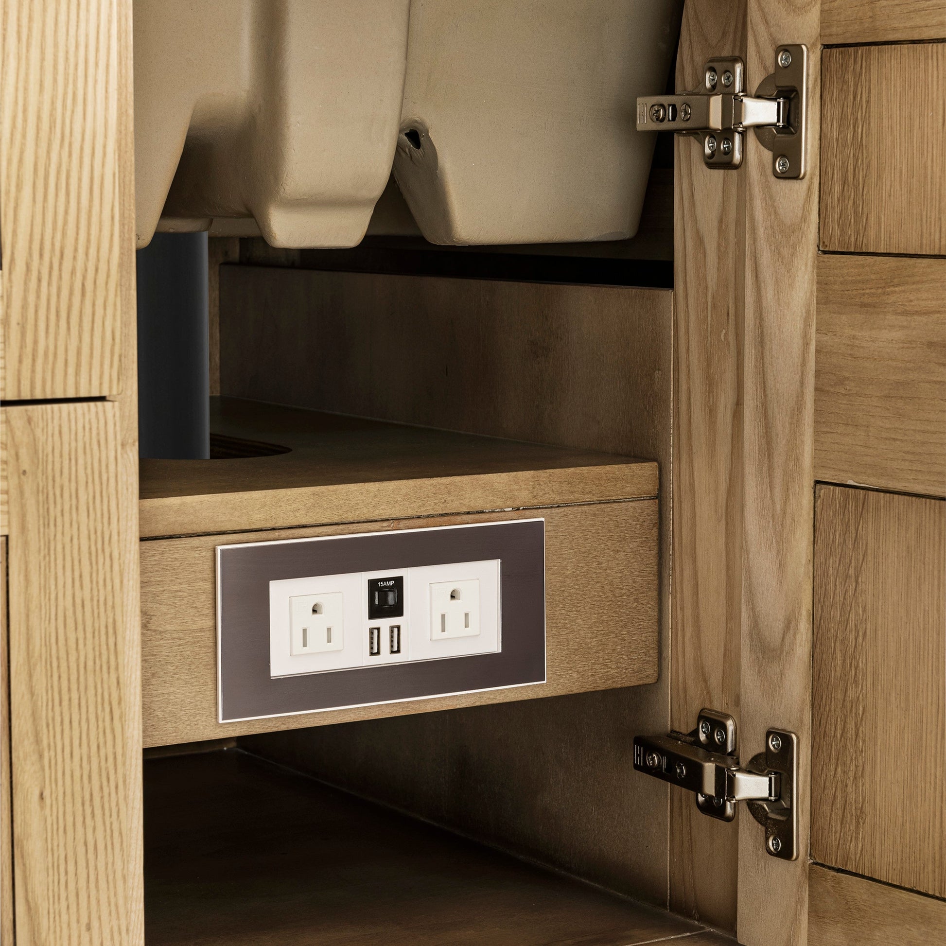 Light Natural Oak / No Countertop