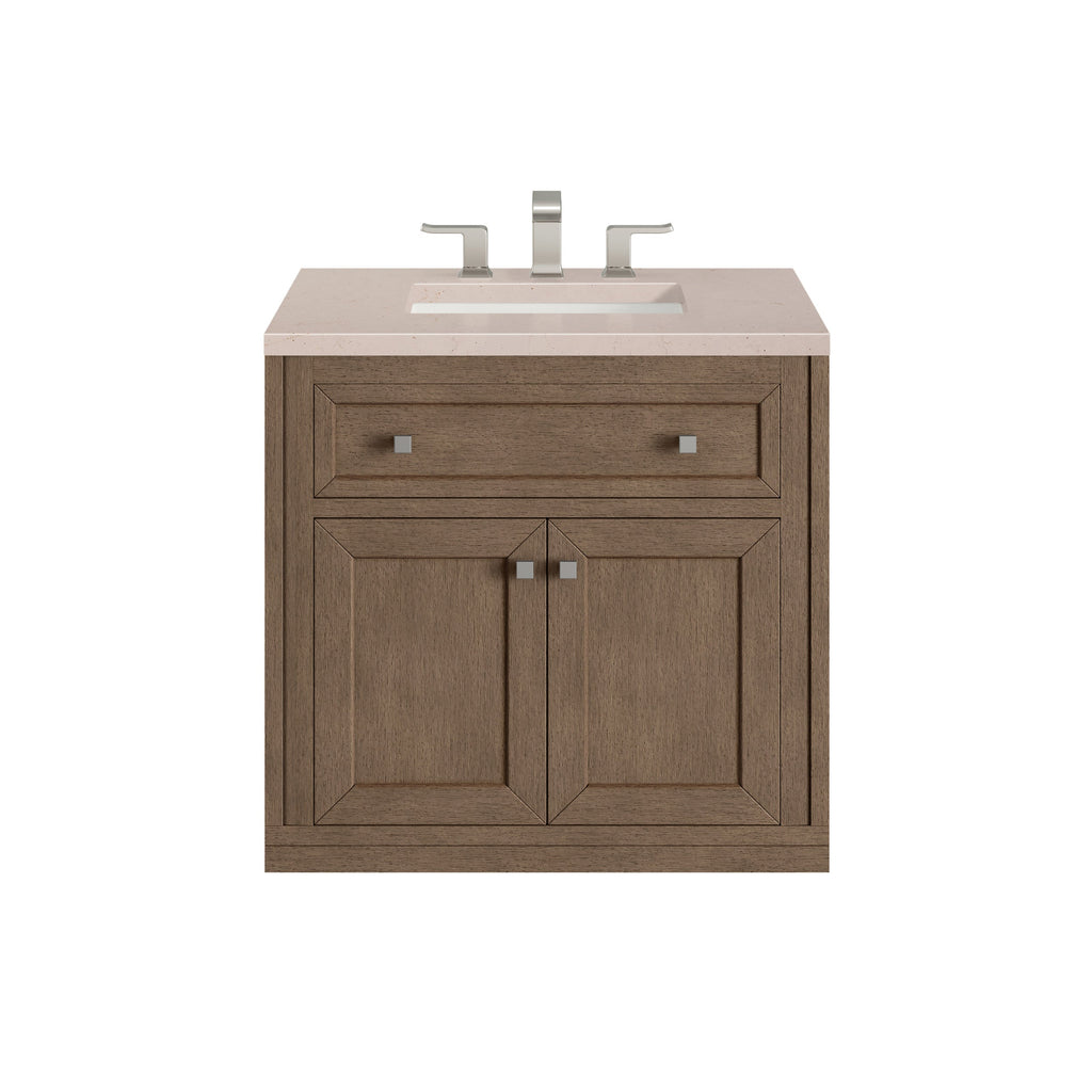 Whitewashed Walnut / Eternal Marfil - 3 Faucet Holes