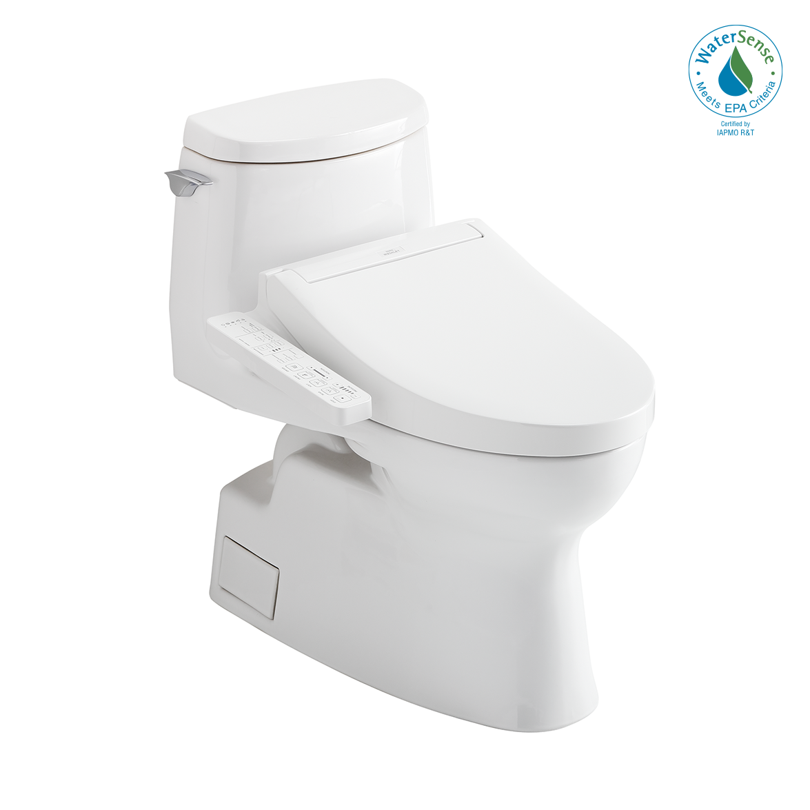 Toto Washlet+ Carlyle II 1G One Piece Elongated 1.0 GPF Toilet and Washlet+ C2 Bidet Seat