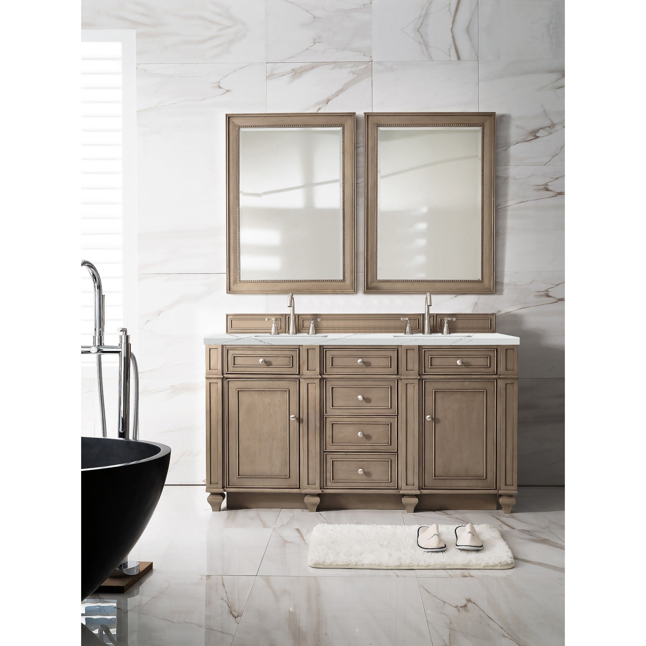 Whitewashed Walnut / Ethereal Noctis - 3 Faucet Holes