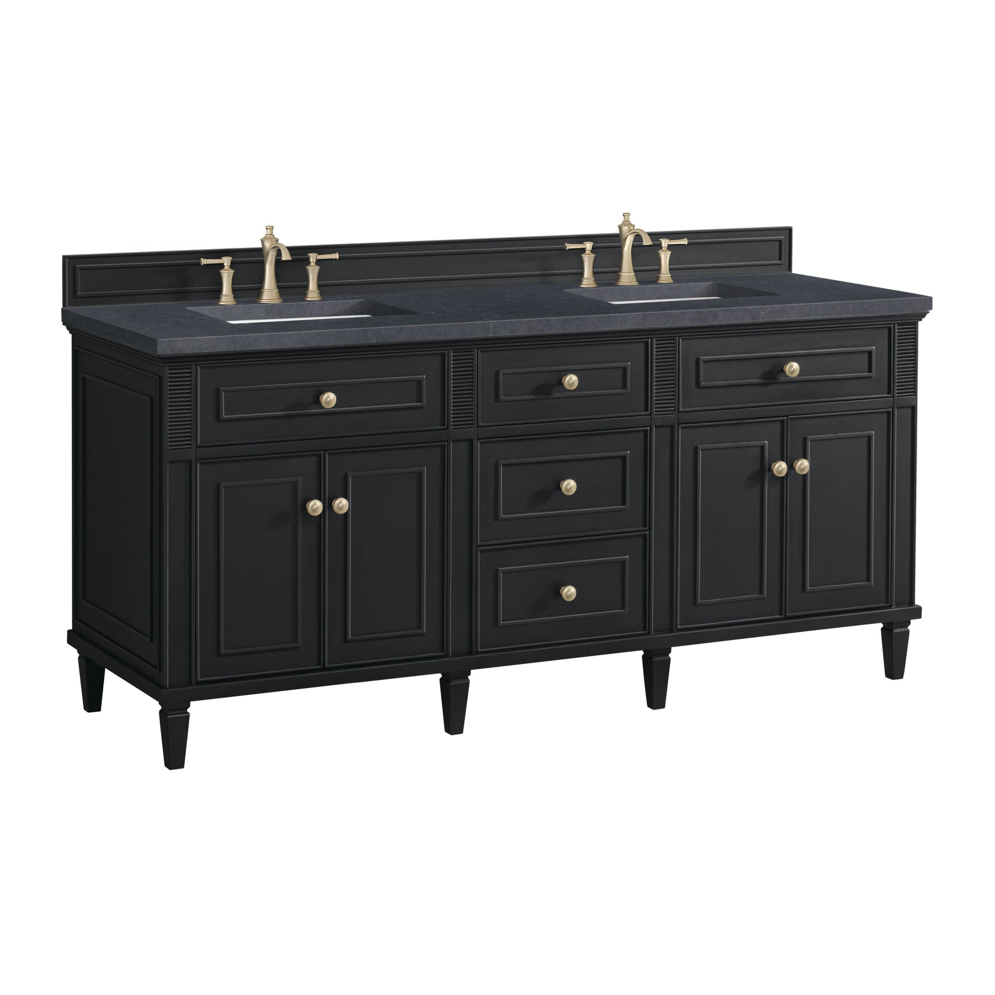 Black Onyx / Charcoal Soapstone - 3 Faucet Holes