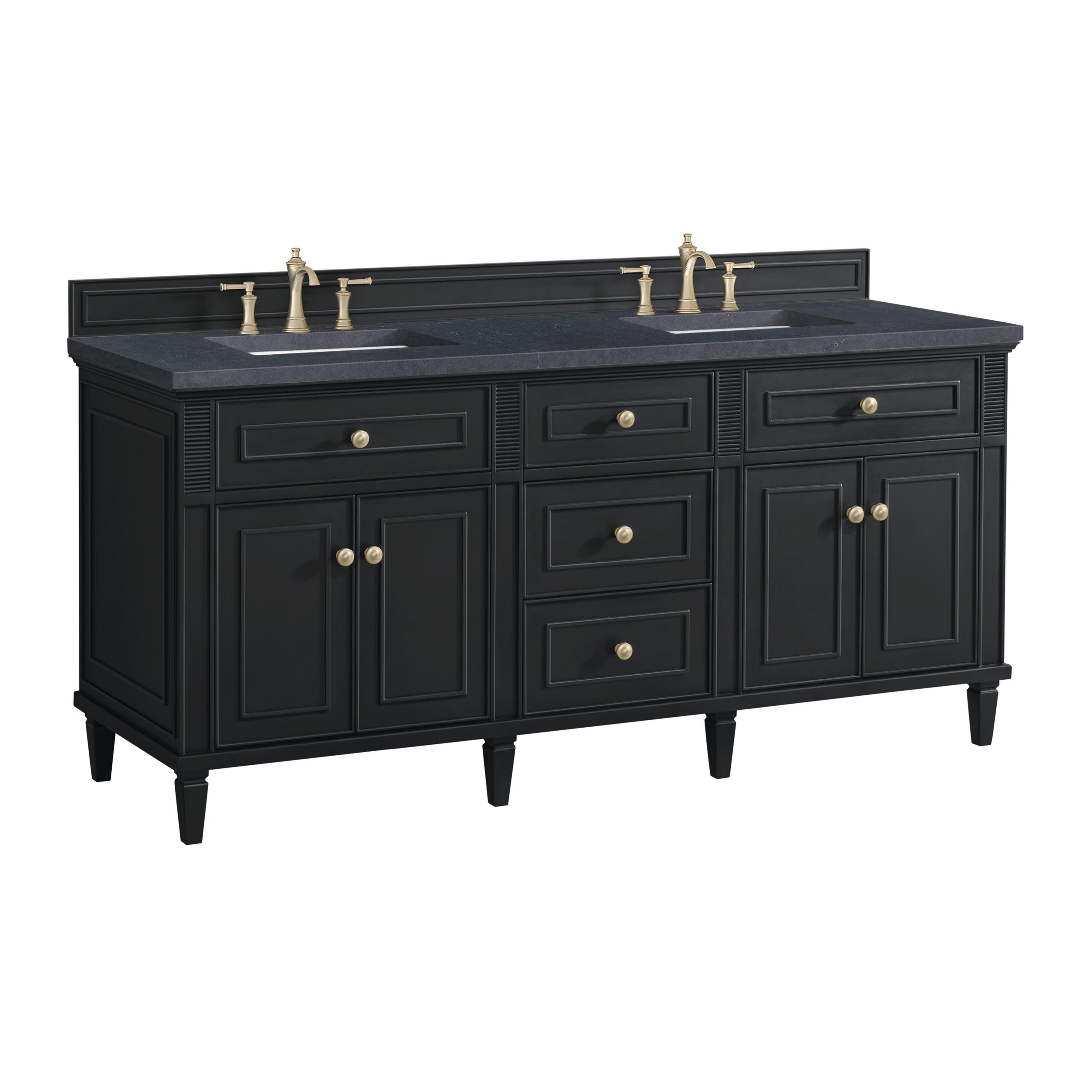 Black Onyx / Charcoal Soapstone - 3 Faucet Holes
