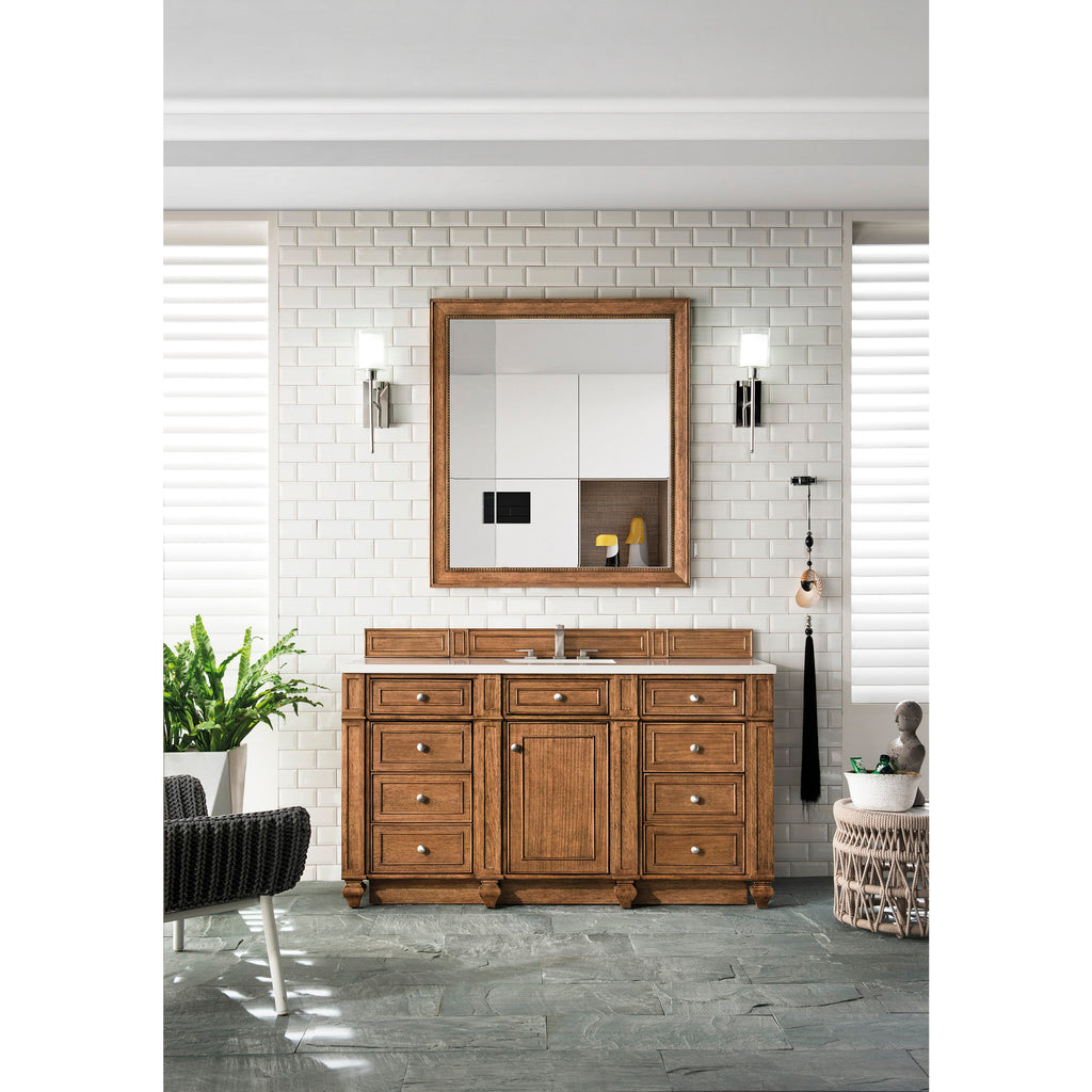 Saddle Brown / White Zeus - 3 Faucet Holes