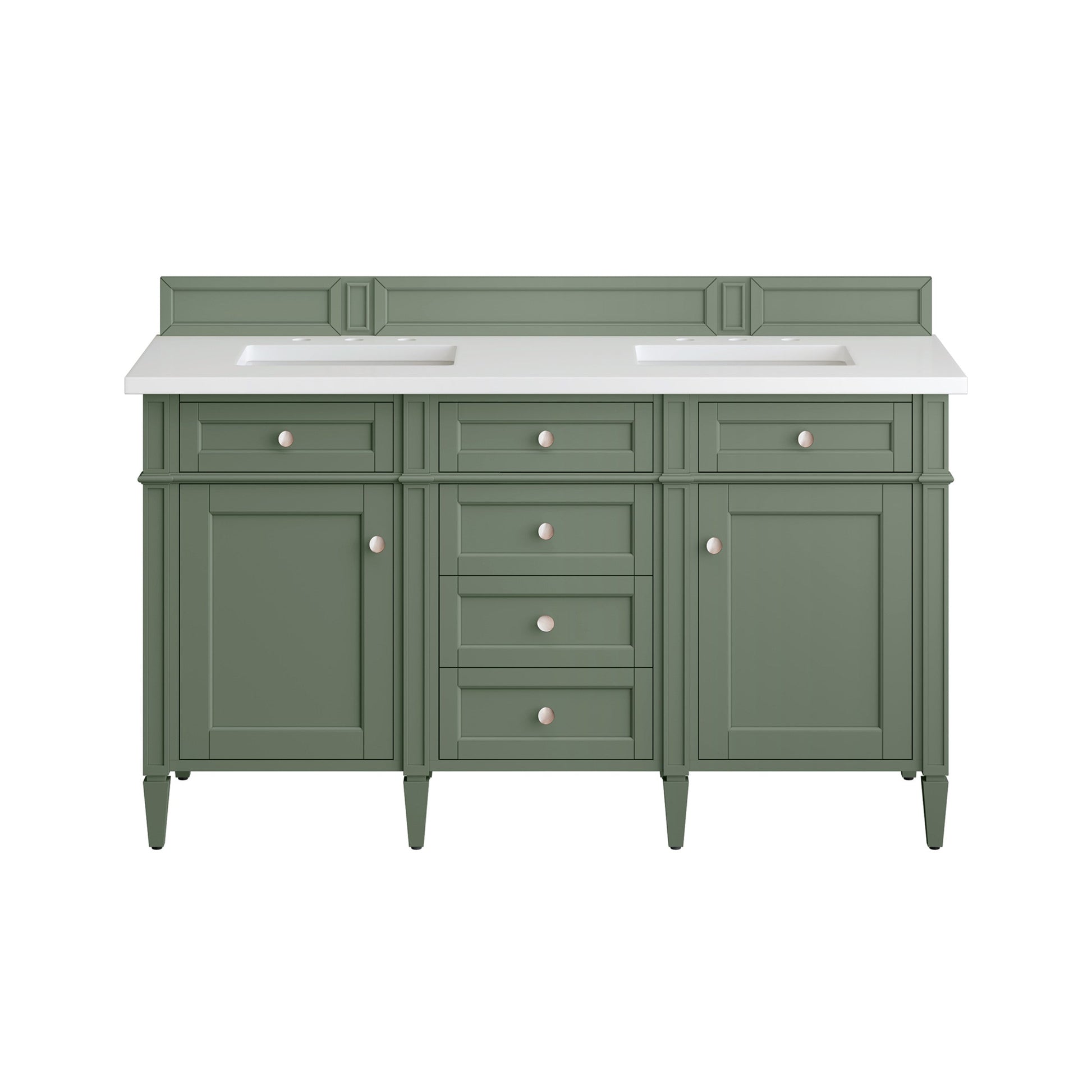 Smokey Celadon / White Zeus - 3 Faucet Holes