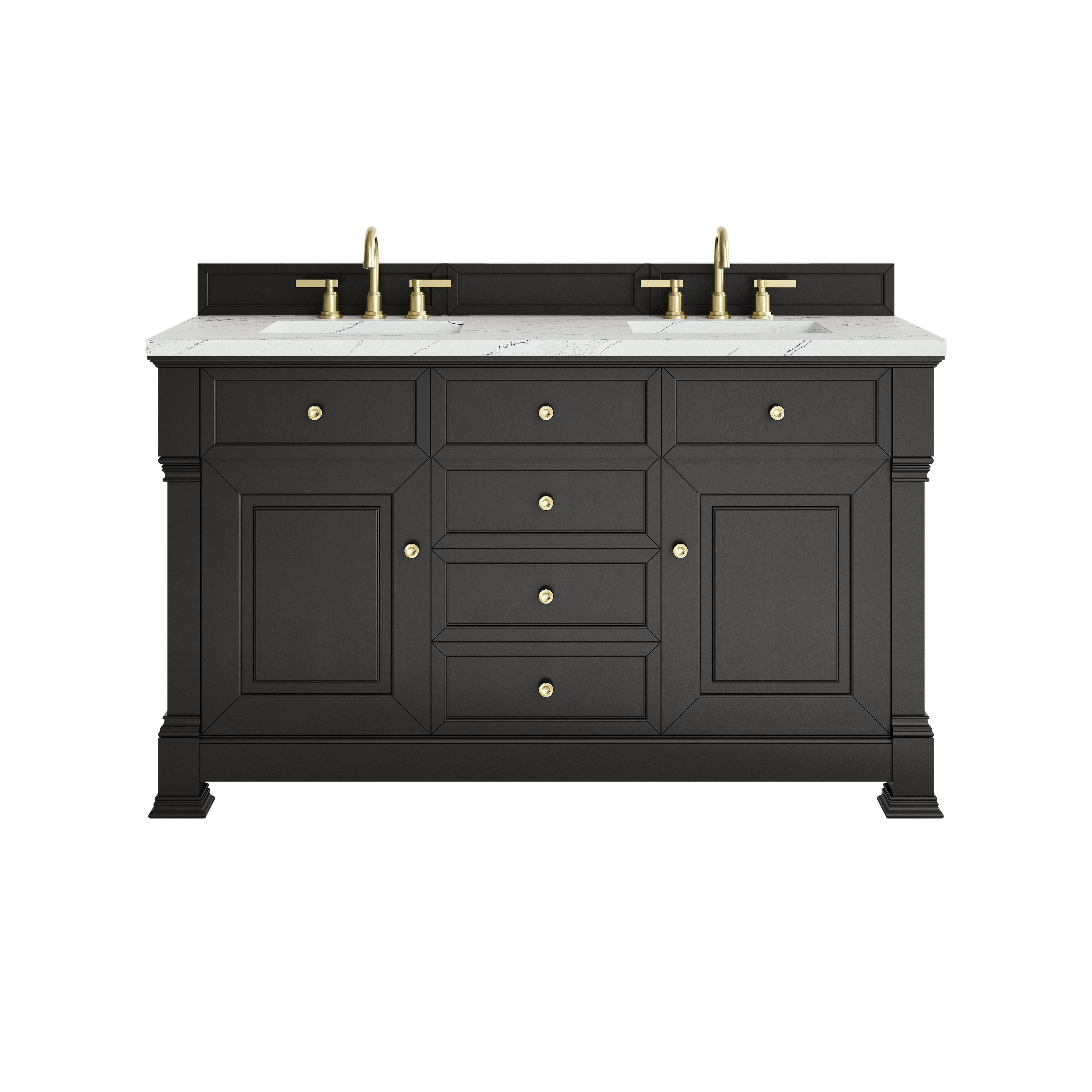 Black Onyx / Ethereal Noctis - 3 Faucet Holes
