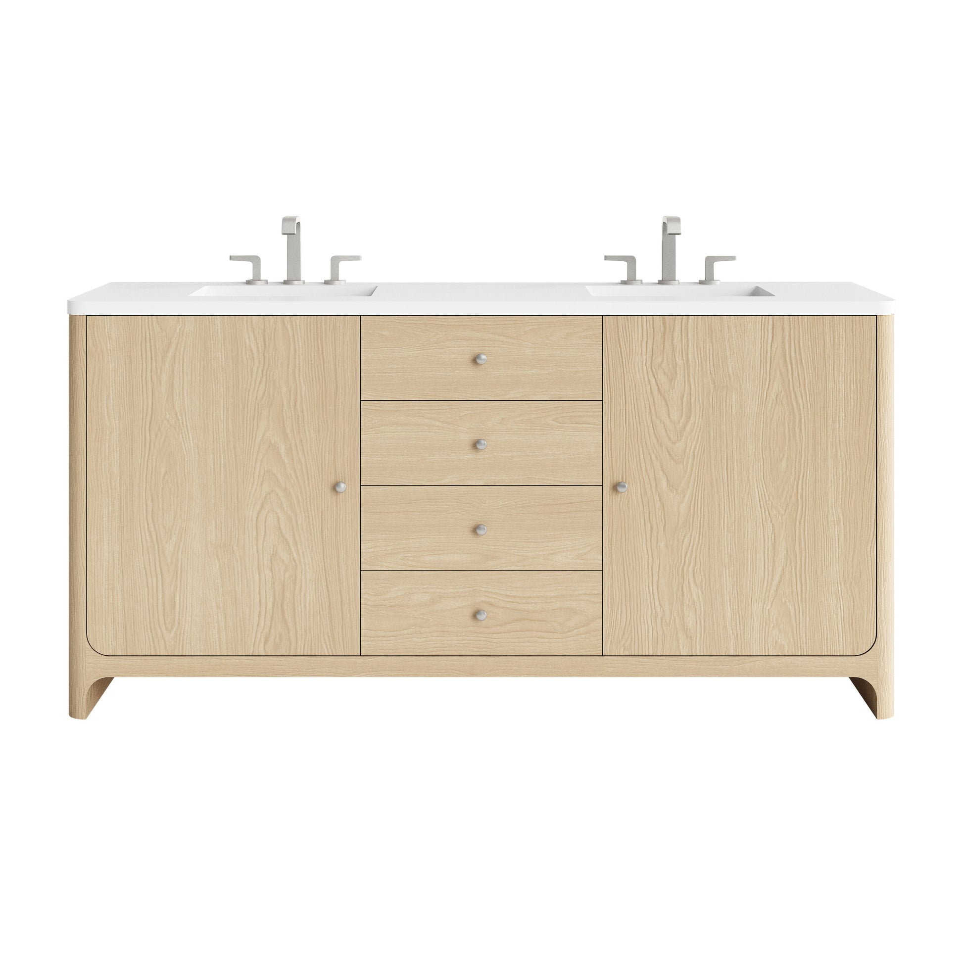 Coastal Driftwood / White Zeus - 3 Faucet Hole