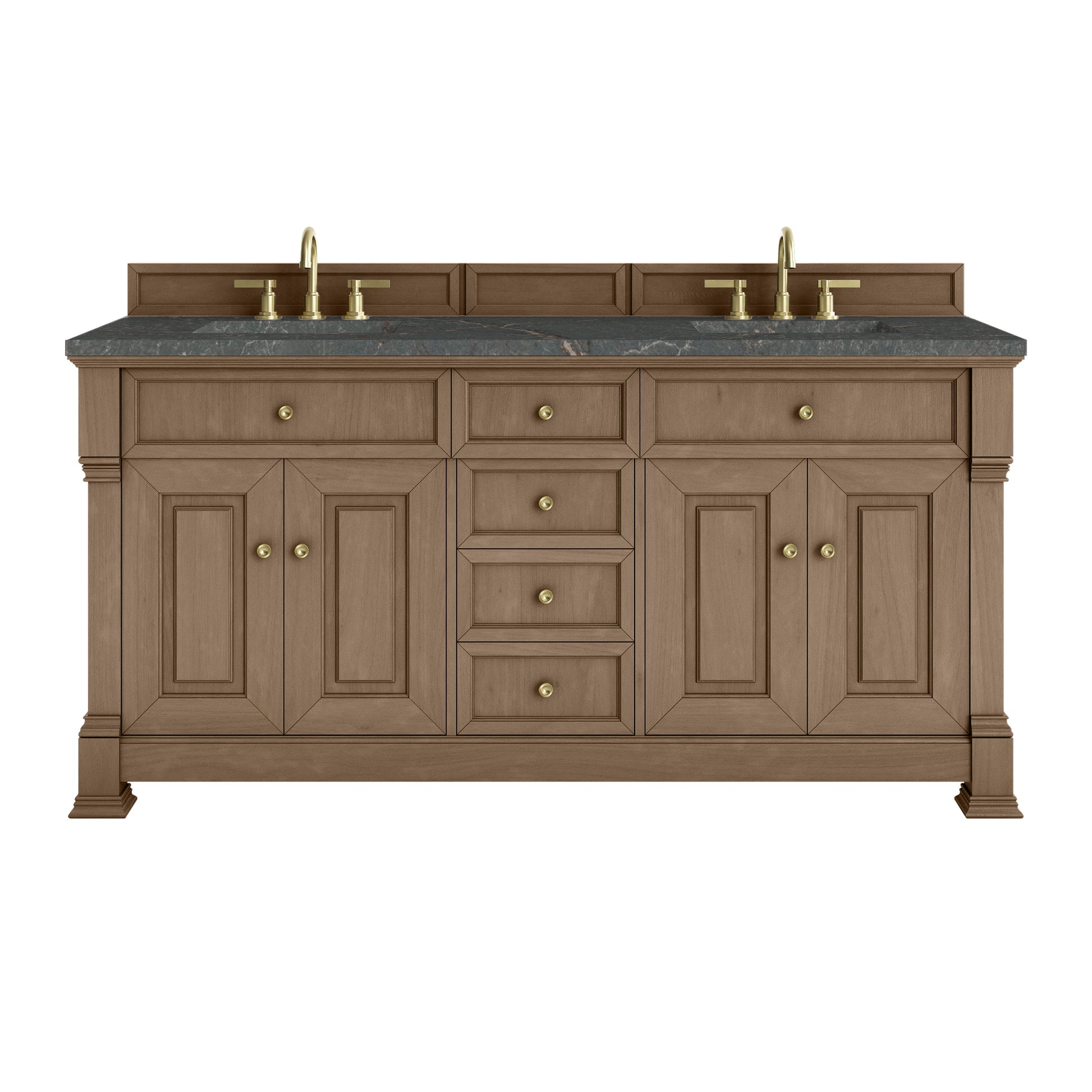Pecan / Parisien Bleu - 3 Faucet Holes