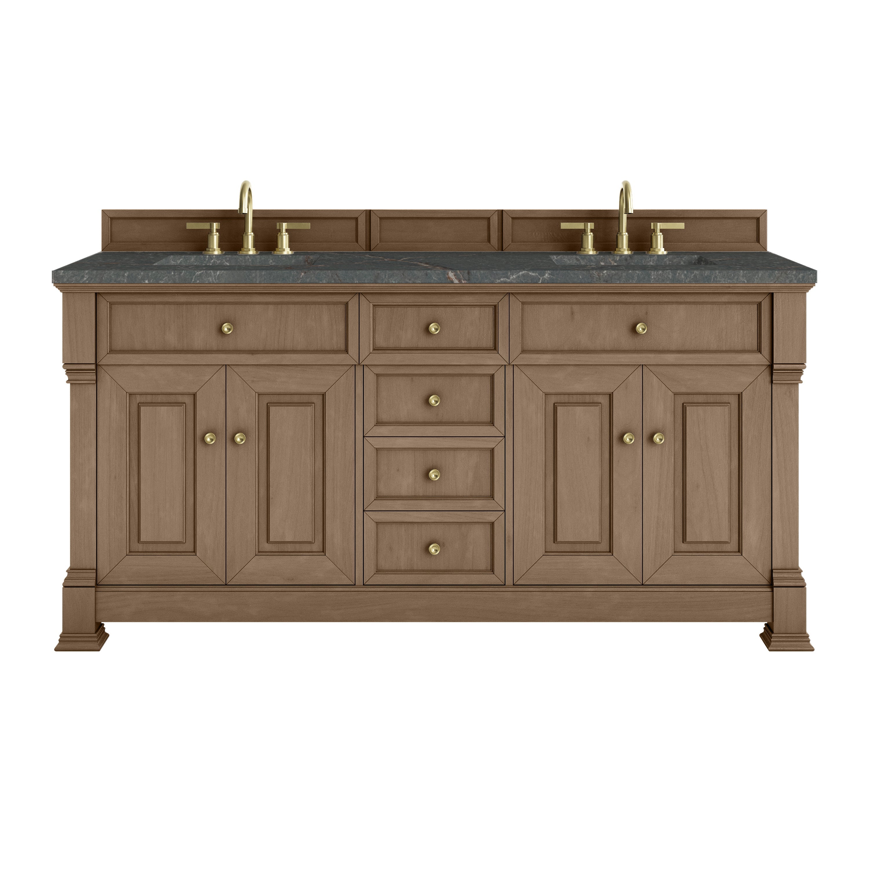 Pecan / Parisien Bleu - 3 Faucet Holes
