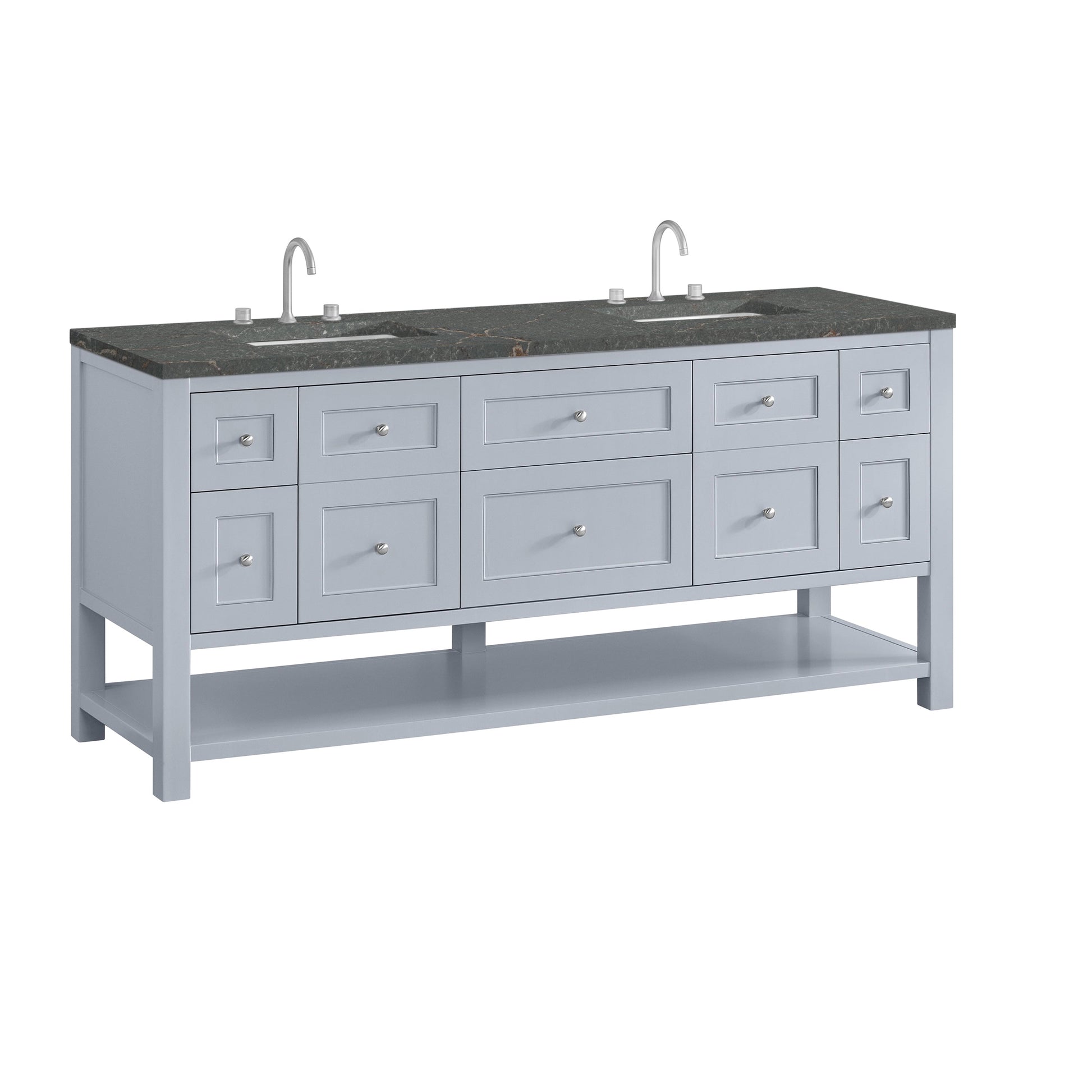 Serenity Blue / Parisien Bleu - 3 Faucet Holes
