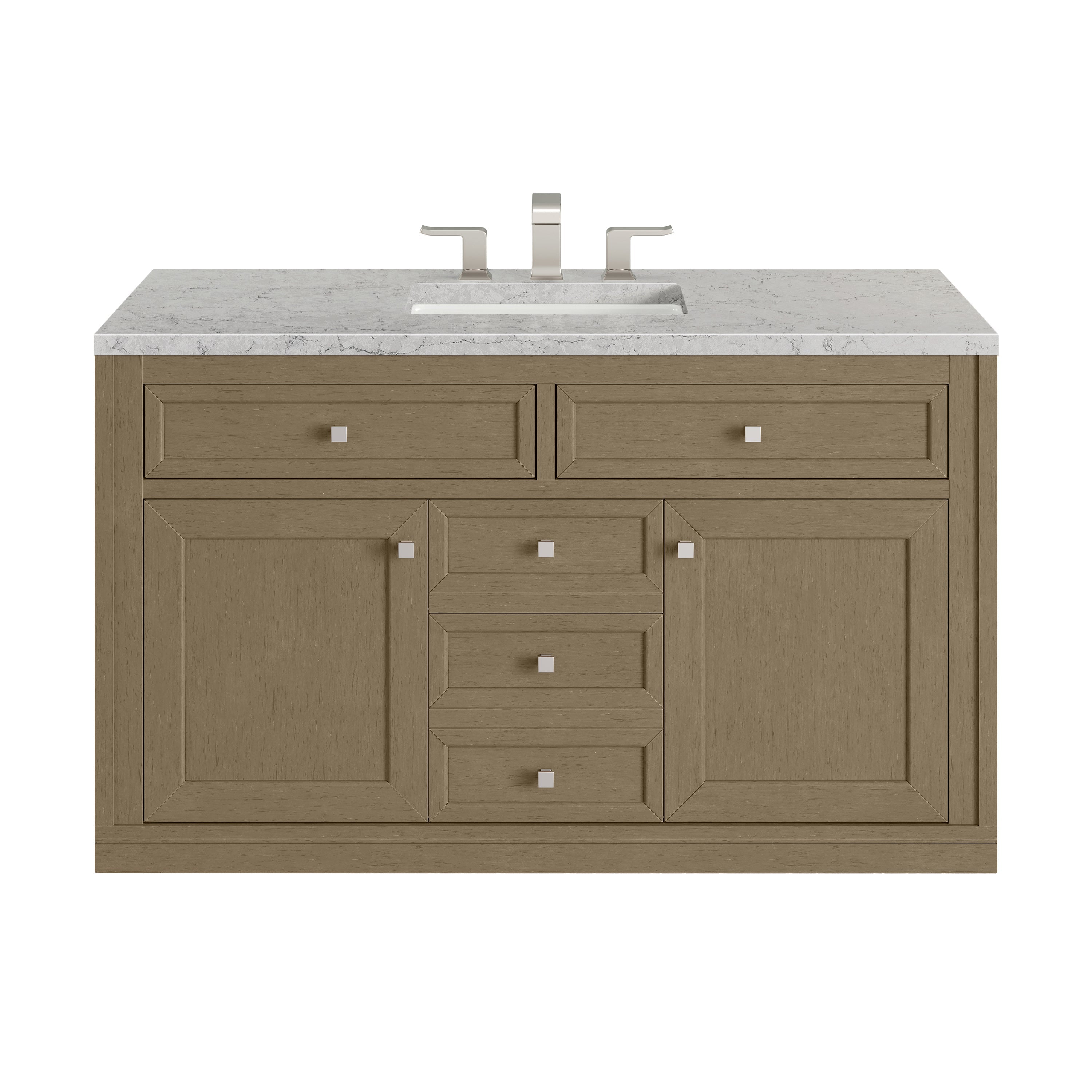 Walnut Whisper / Eternal Jasmine Pearl - 3 Faucet Holes