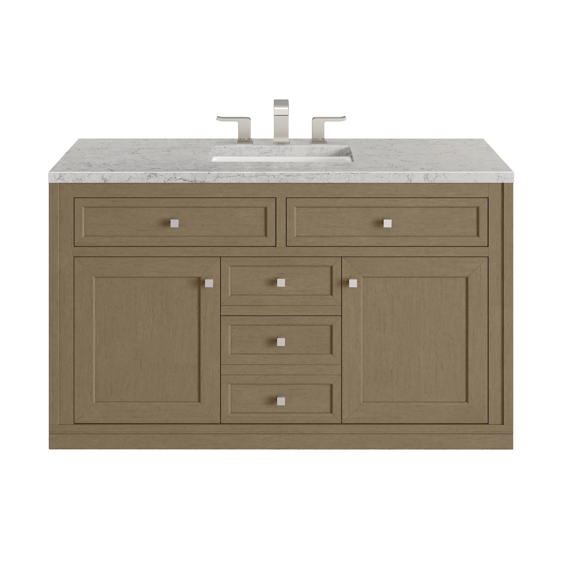Walnut Whisper / Eternal Jasmine Pearl - 3 Faucet Holes