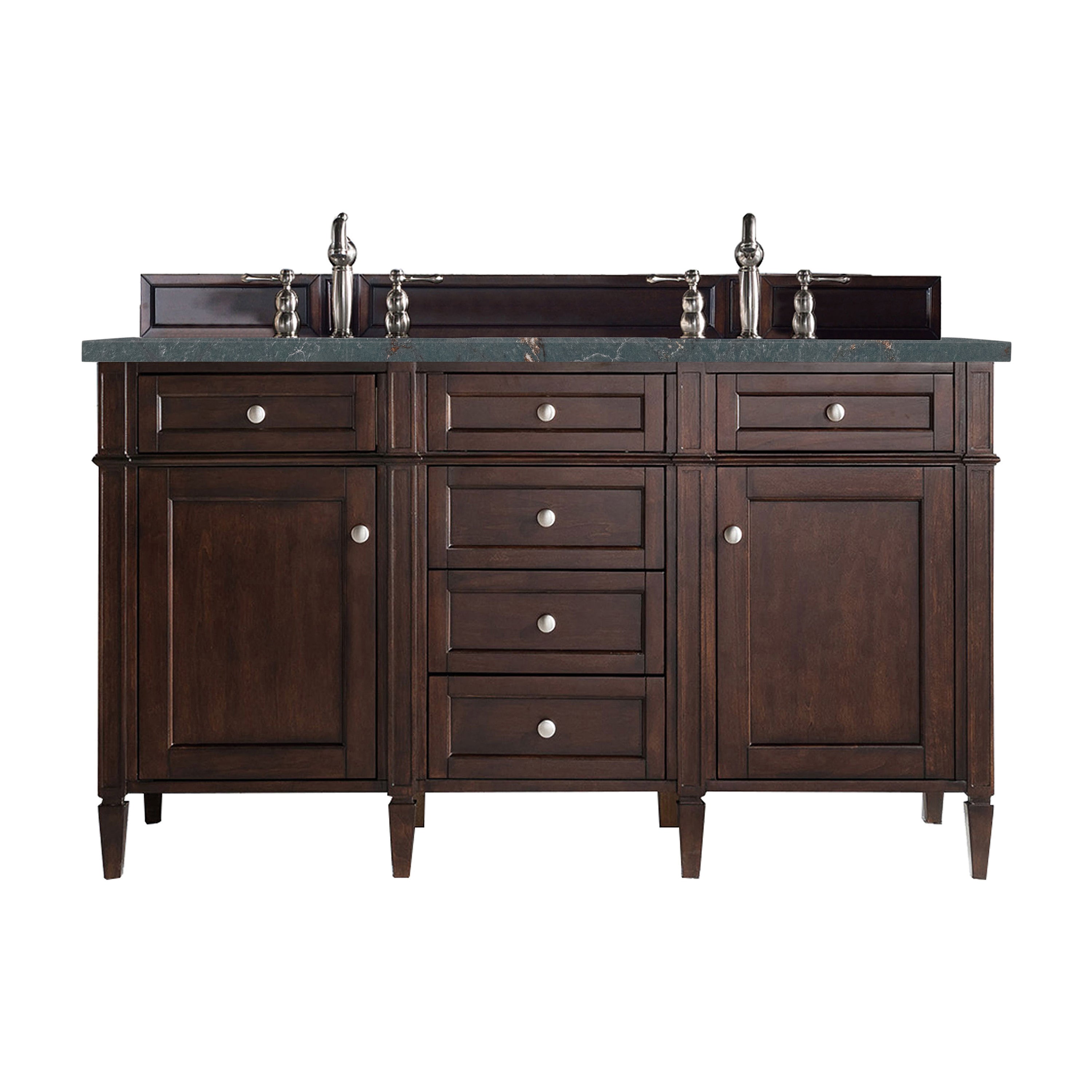 Burnished Mahogany / Parisien Bleu - 3 Faucet Holes