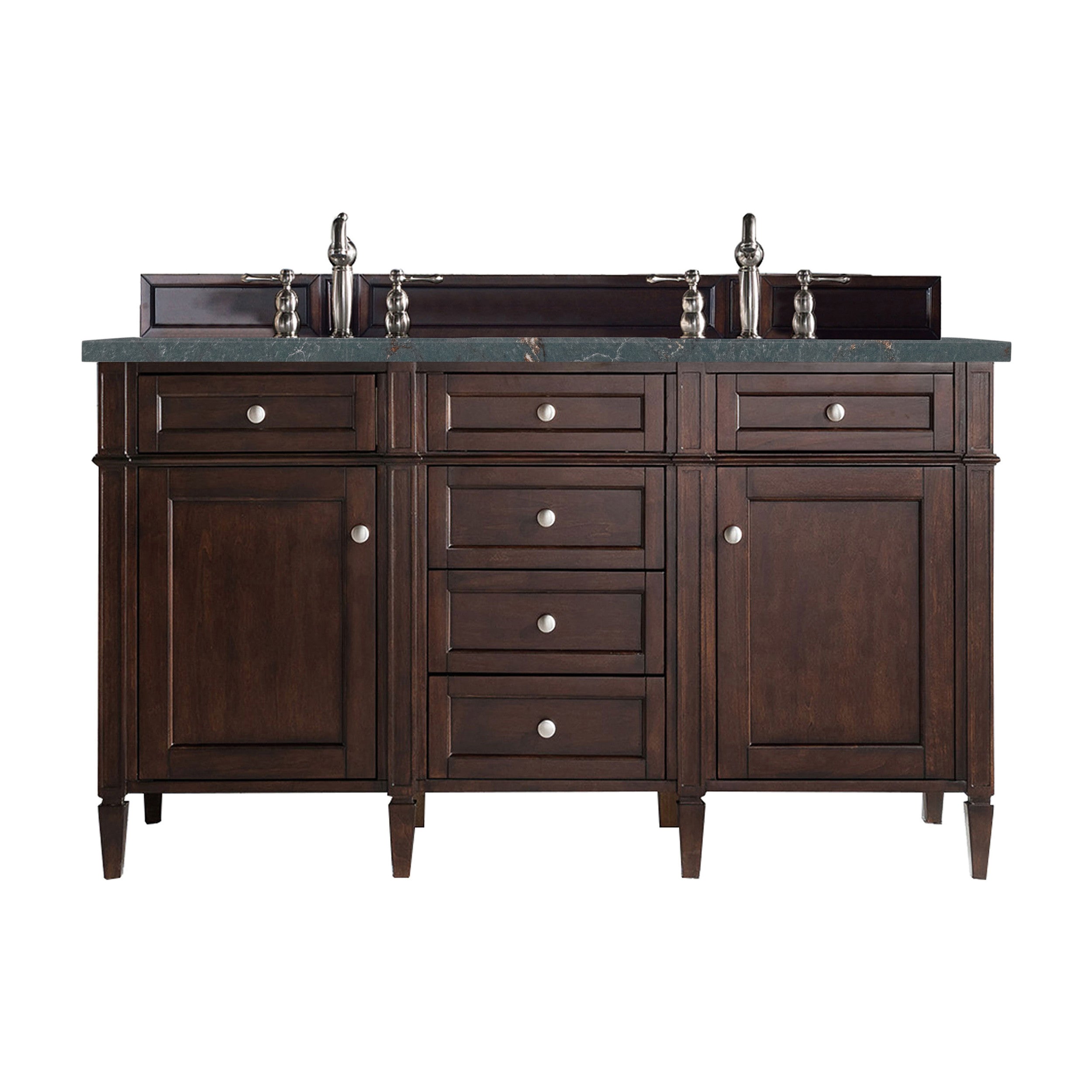 Burnished Mahogany / Parisien Bleu - 3 Faucet Holes