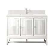 Glossy White / White Zeus - 1 Faucet Hole