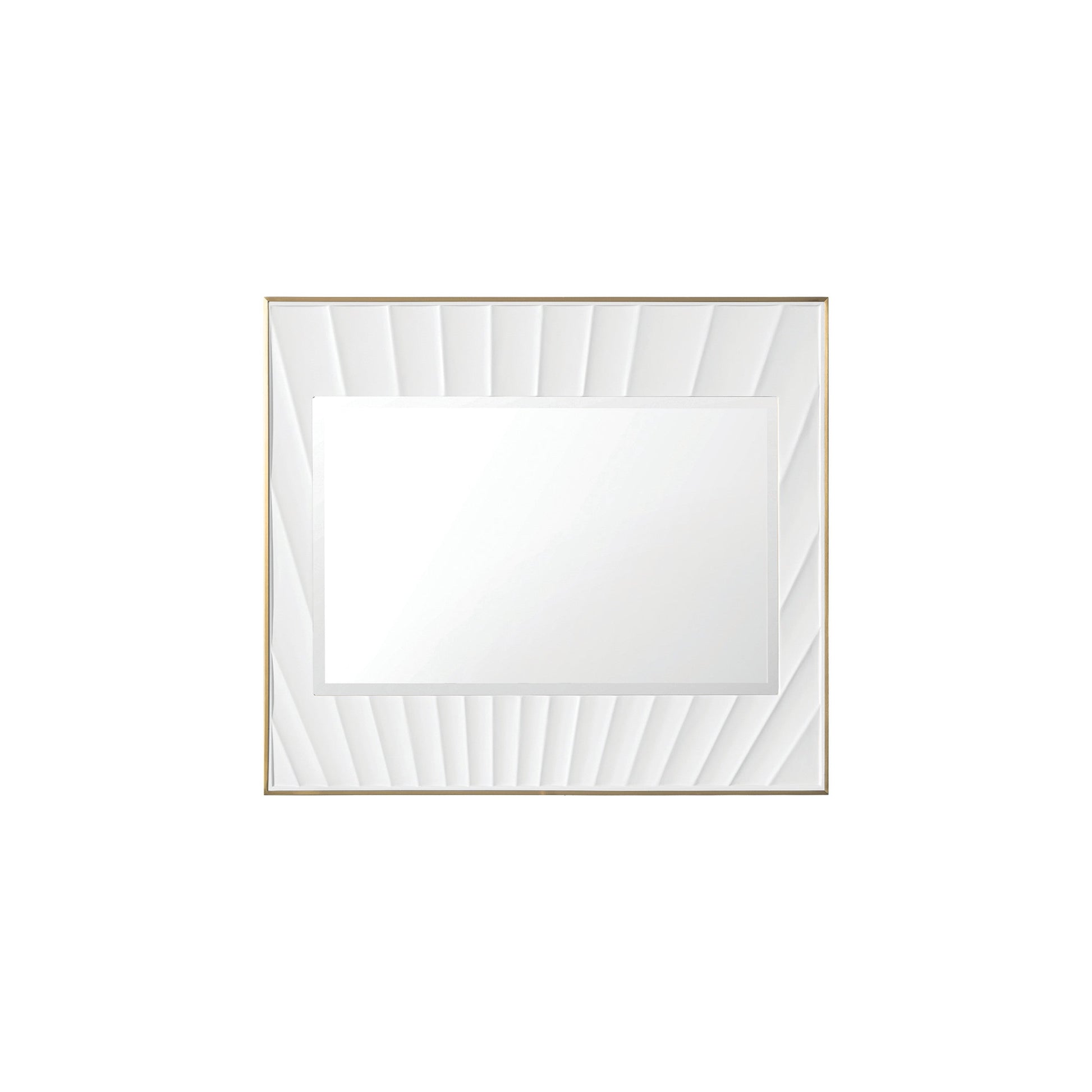 Matte White with Gold