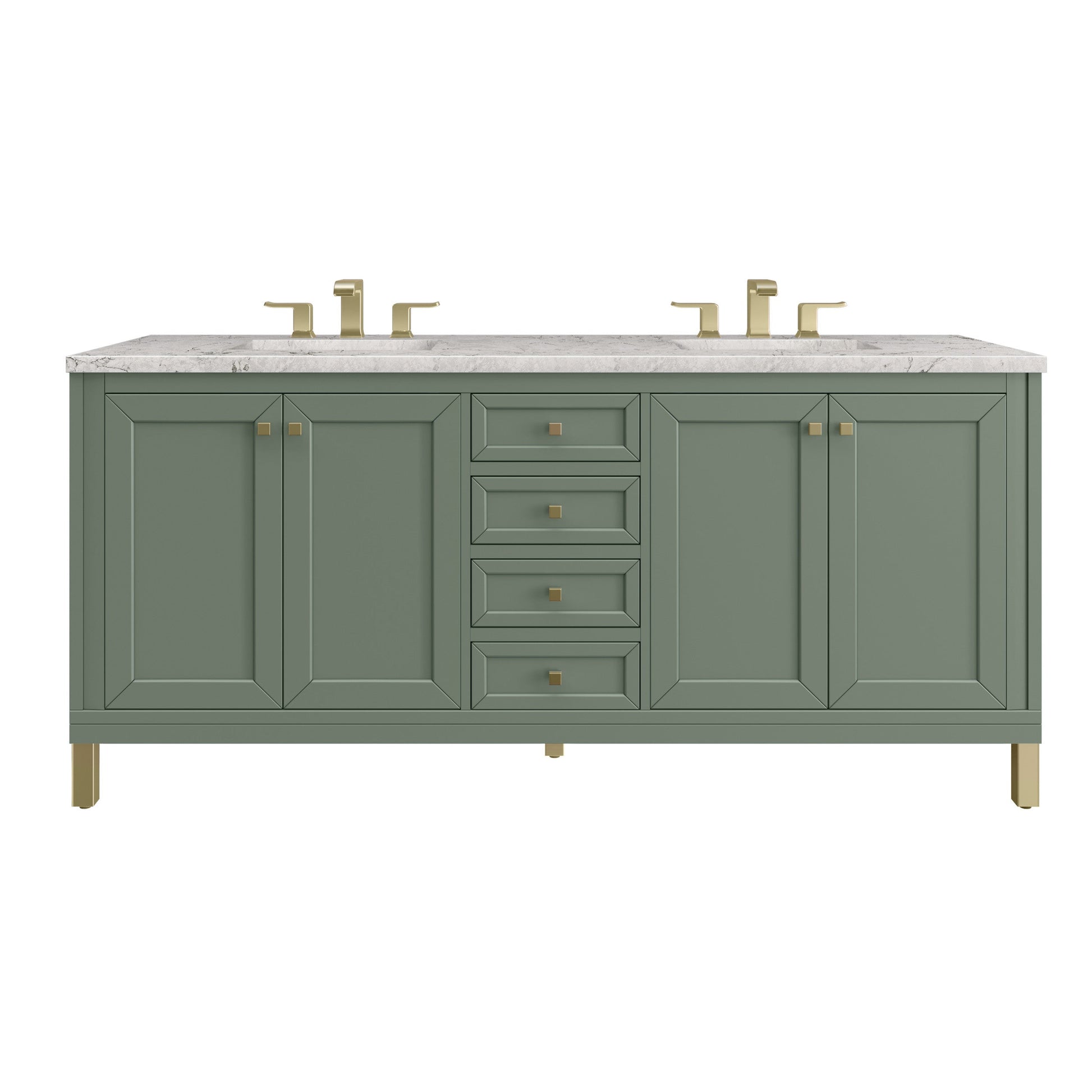Smokey Celadon / Eternal Jasmine Pearl - 3 Faucet Holes