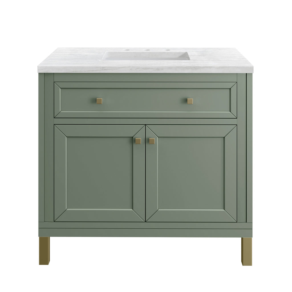 Smokey Celadon / Arctic Fall - 3 Faucet Holes
