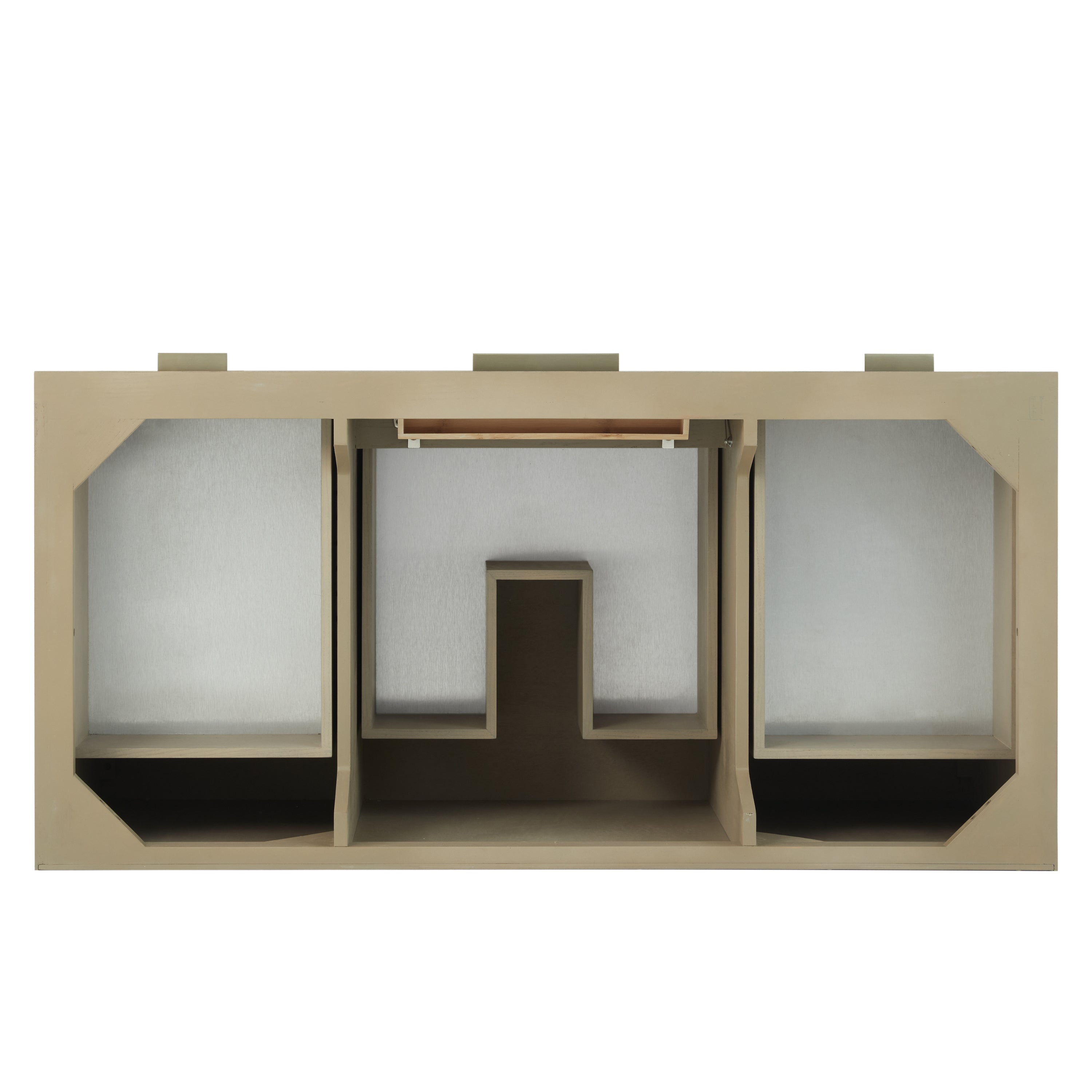 Pebble Oak / Victorian Silver - 3 Faucet Holes