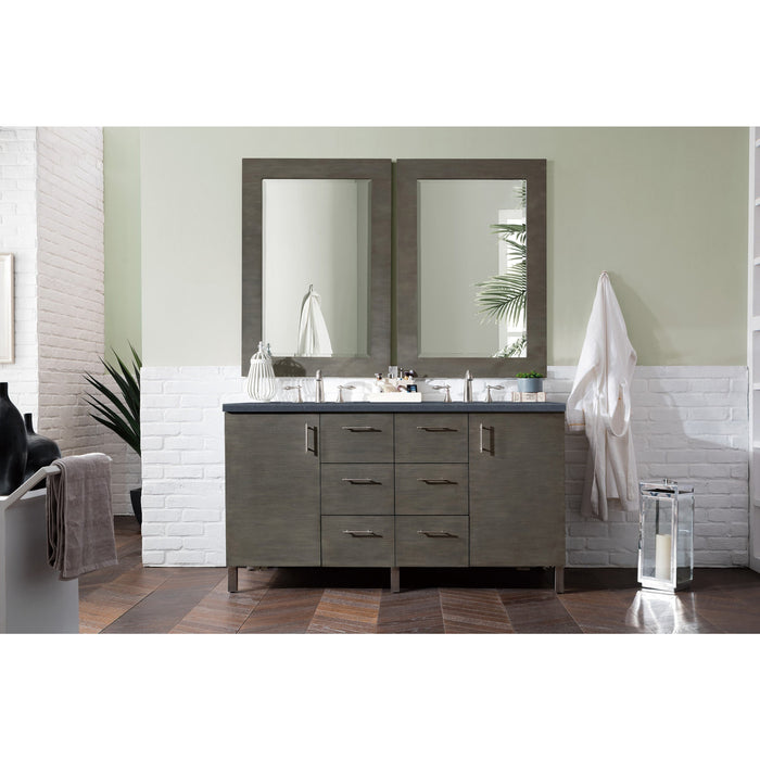 Silver Oak / Charcoal Soapstone - 3 Faucet Holes