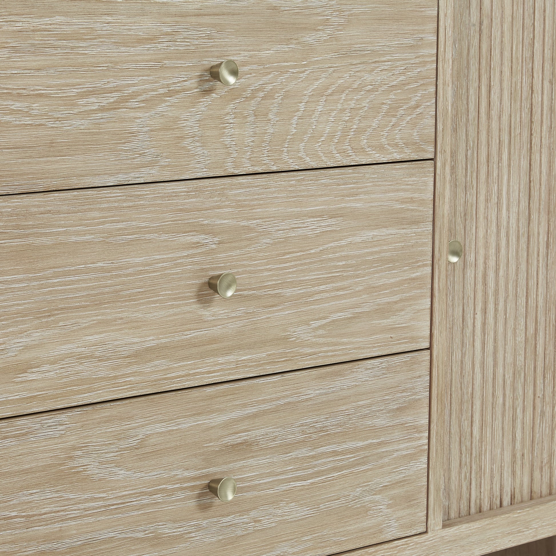 Sunwashed Oak / Victorian Silver - 3 Faucet Holes