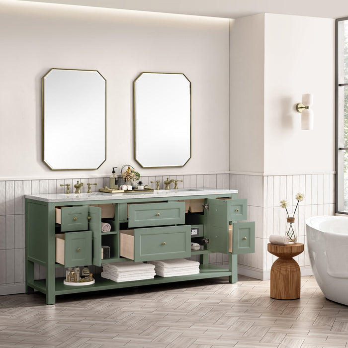 Smokey Celadon / Arctic Fall - 3 Faucet Holes