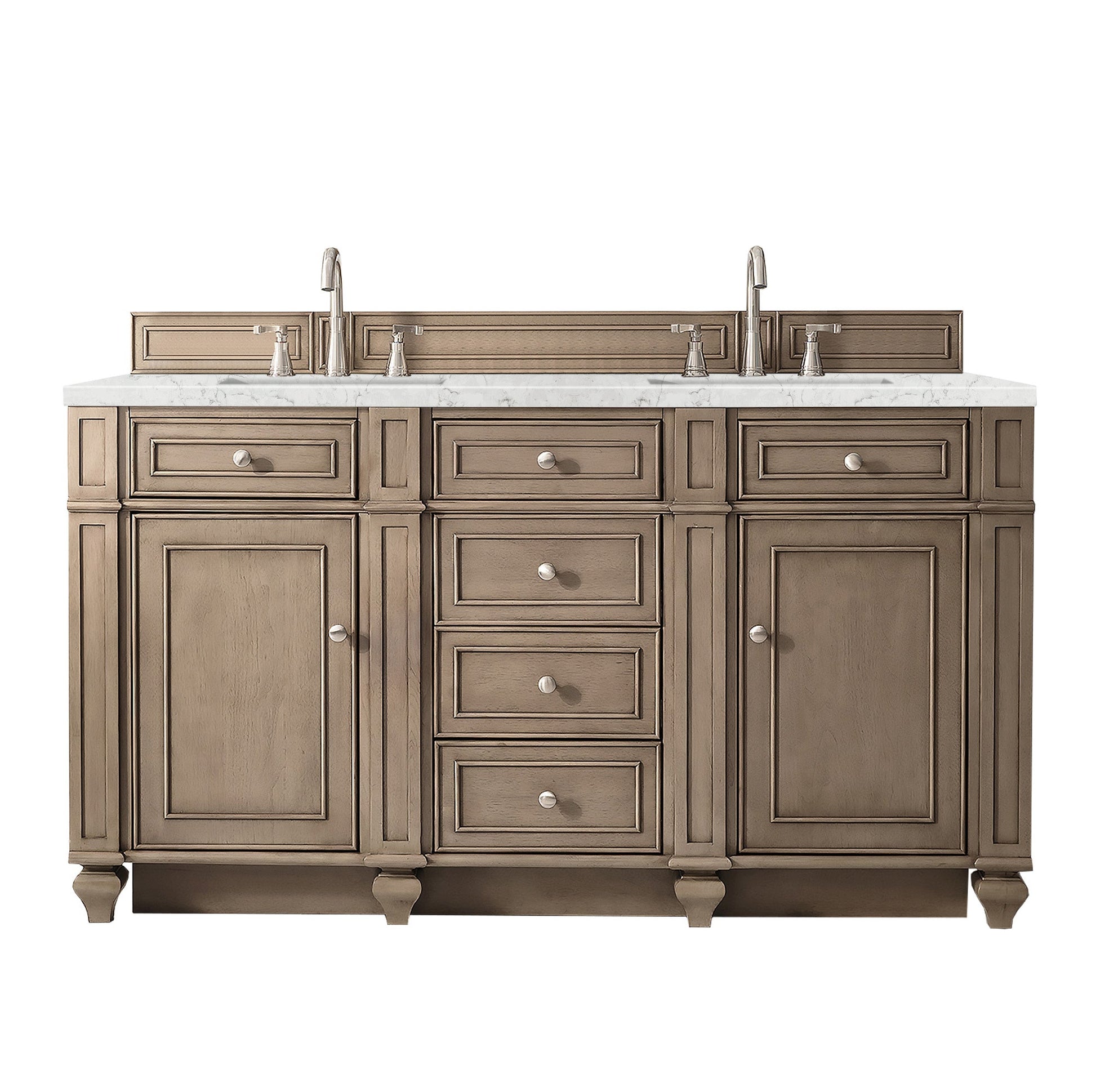 Whitewashed Walnut / Eternal Jasmine Pearl - 3 Faucet Holes